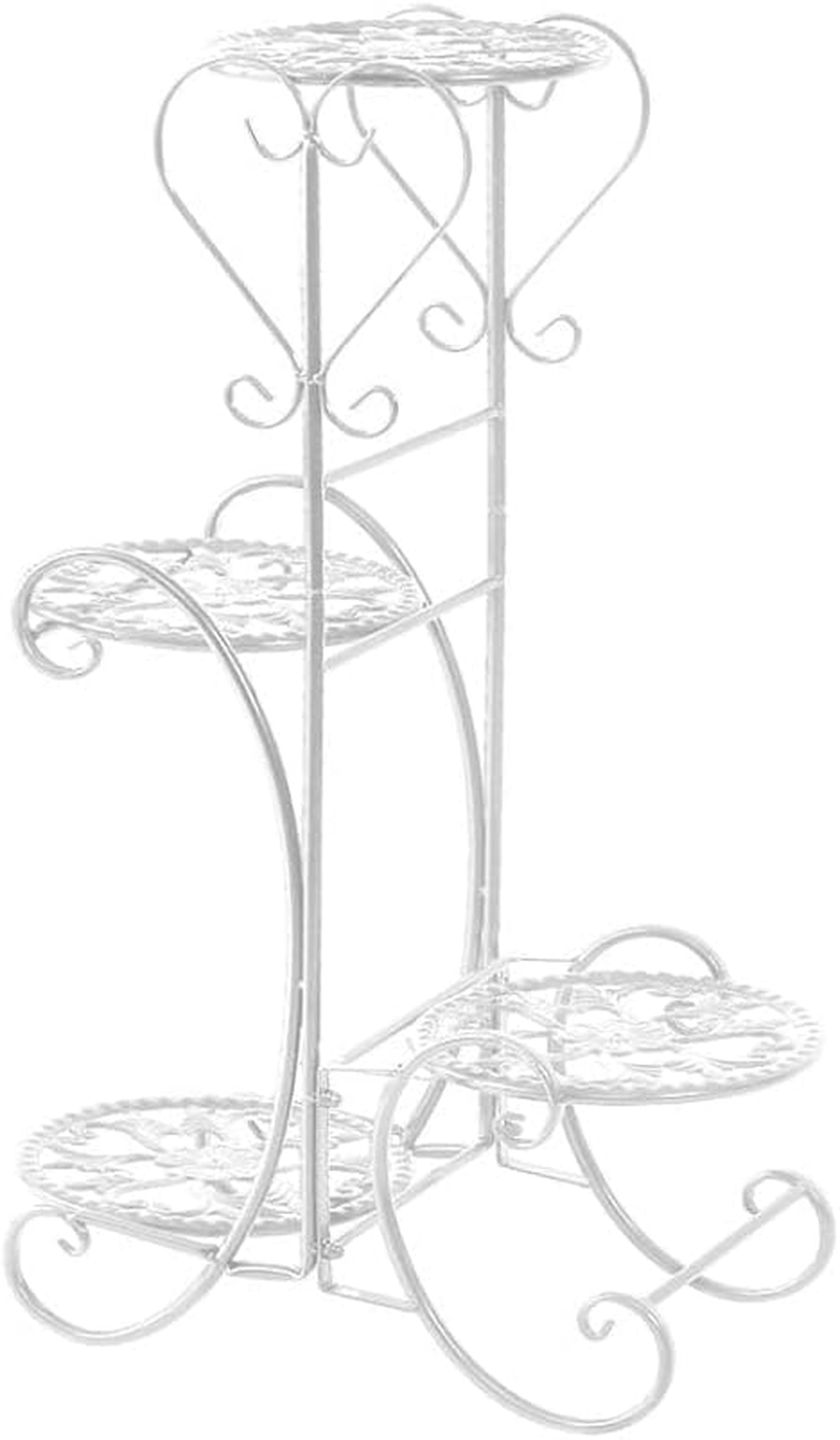 Levede Plant Stand Outdoor Indoor Metal Flower Pots Rack Corner Planter Shelf image number 1