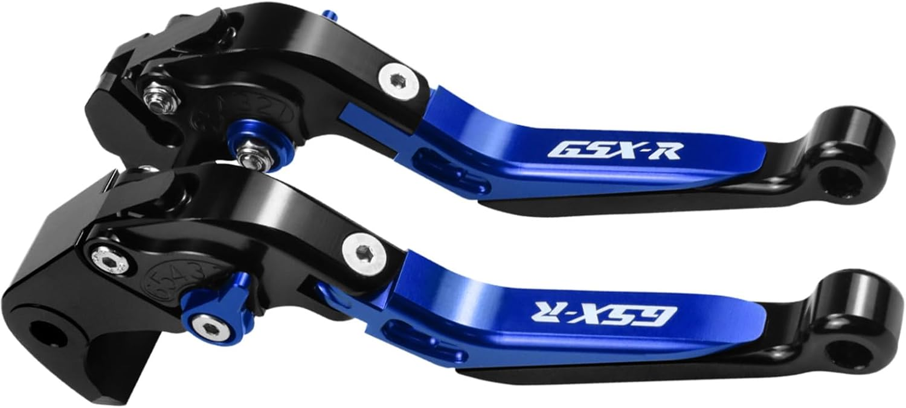 XIDAODIT Motorcycle Clutch Lever Adjustable Handlebars Brake and Clutch Levers Set for Suzuki GSXR 600 GSXR 750 GSXR 1000 （Red）