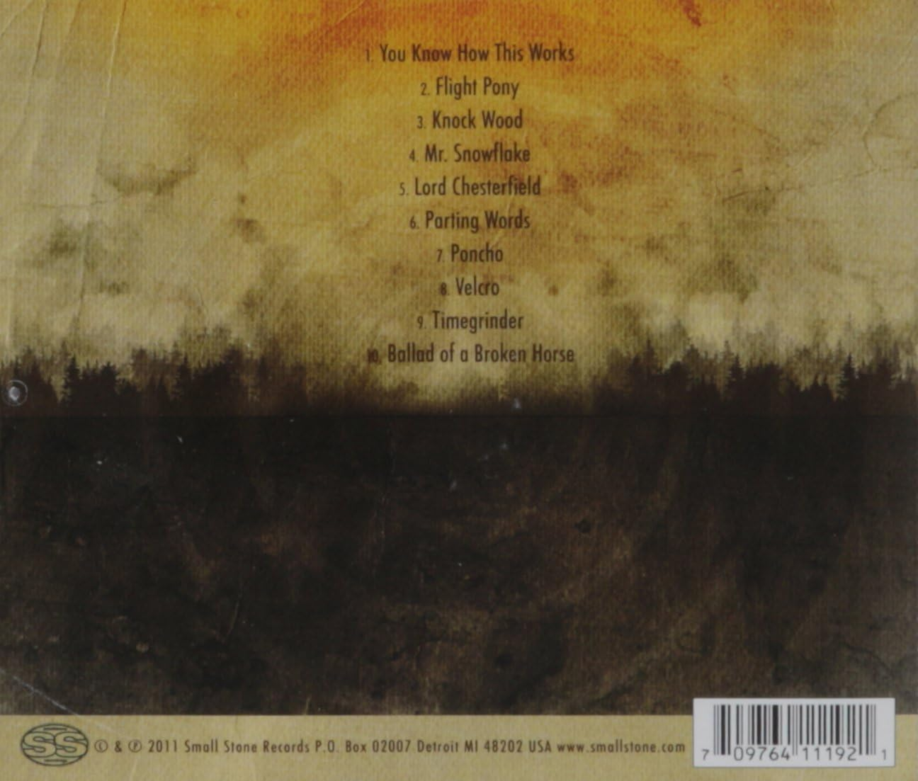 Small Stone Records Backwoods Payback - Momantha CD image number 1