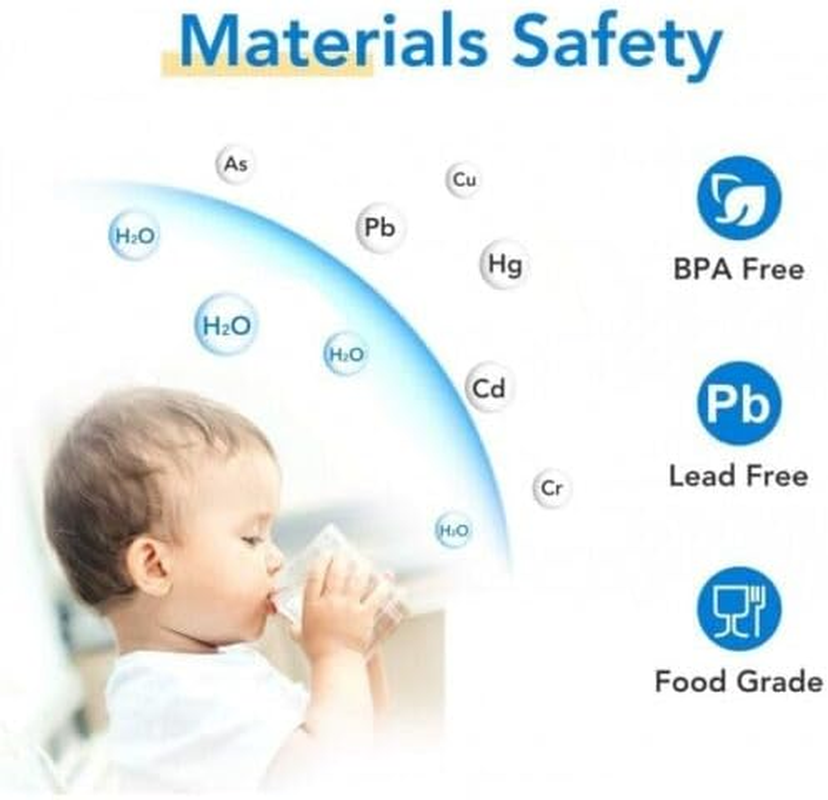 2 Pack 20" X 4.5" Whole House Big Blue Water Filter Cartridges Sediment Coconut Carbon 5 Micron image number 5