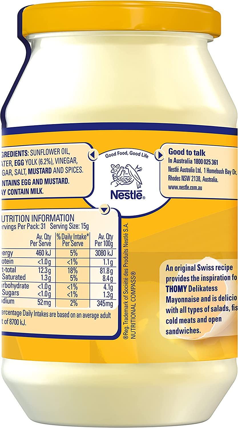 Thomy Delikatess Mayonnaise 470G