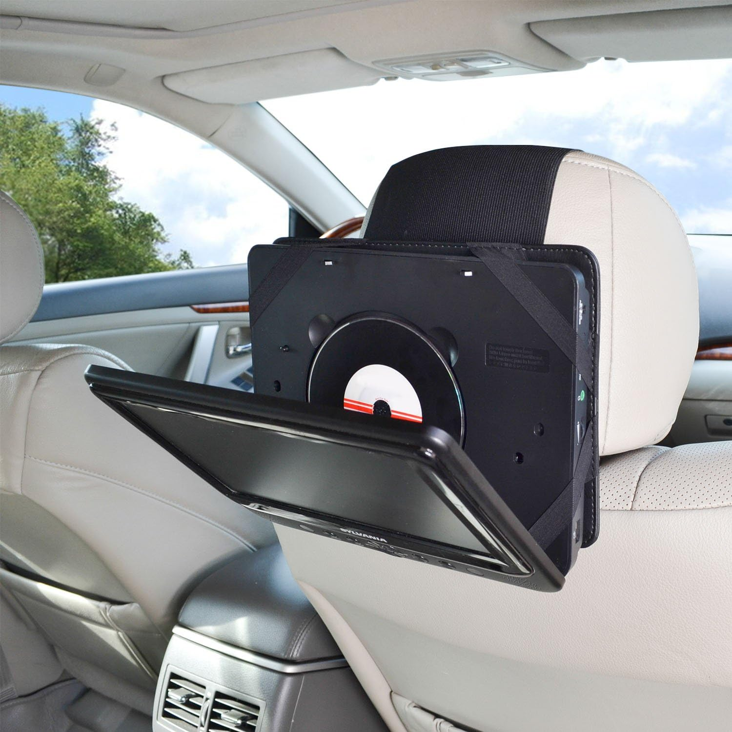 WANPOOL Universal Car Headrest Mount Holder for Sony BDPSX910 Portable Blue-Ray Player and Other 9 Inch DVD Players (DVD Player Is Not Included) image number 3