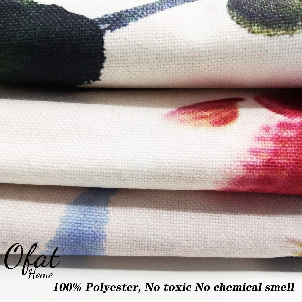 Ofat Home Chinese Ink Painting Doorway Curtain Carps Koi Fishes Japanese Noren Bring You Good Luck Tapestry for Wall Hanging Bedroom Divider Kitchen Partition Bathroom Door Decor, 33.5"X 59" image number 5