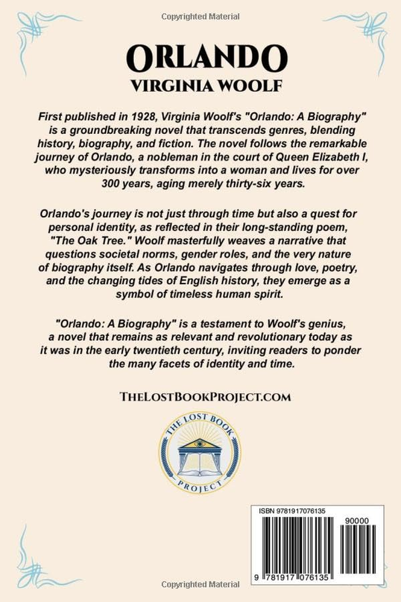 Orlando: Illustrated Book by Virginia Woolf