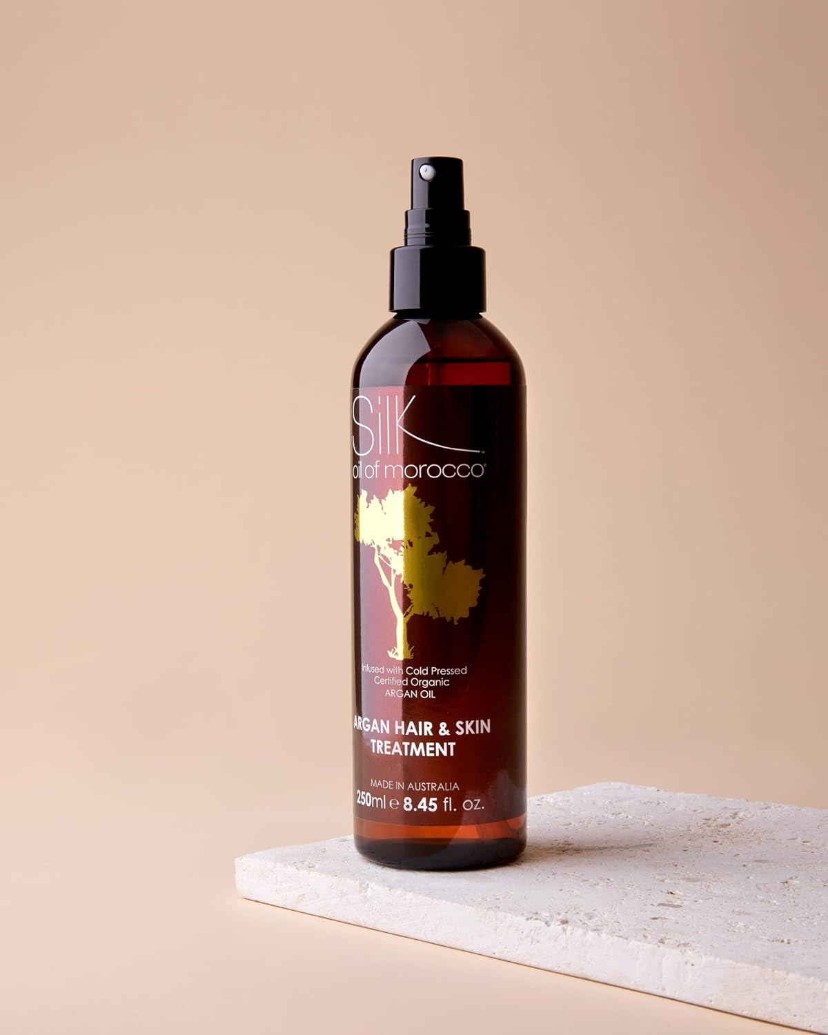 Silk Oil of Morocco Argan Vegan Hair & Skin Treatment 250 Ml Large Size