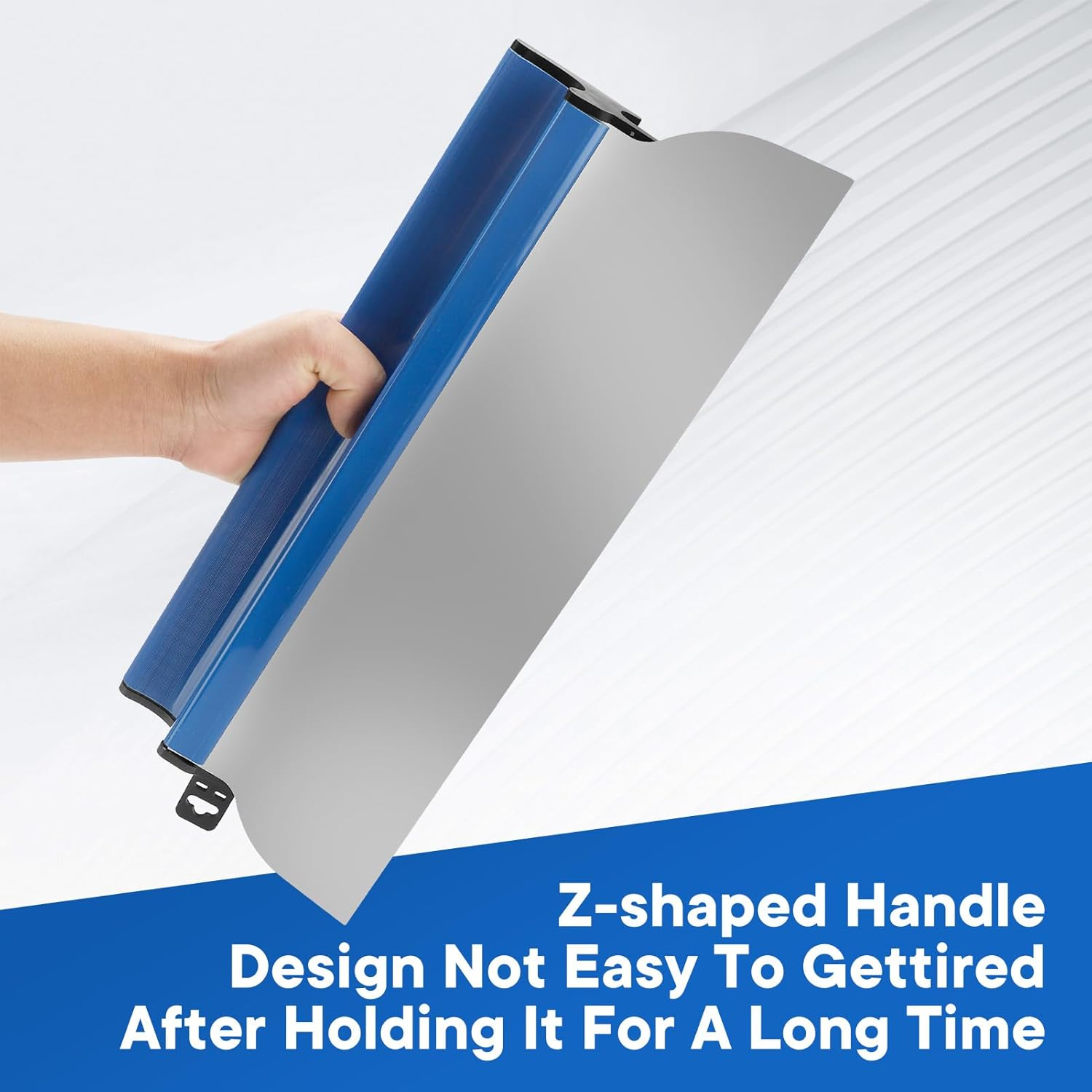 Drywall Skimming Blade, 24" / 60Cm Stainless Steel Drywall Tools Smoothing Spatula Drywall Knife for Home Improvement Wall Decoration Construction Tool image number 6