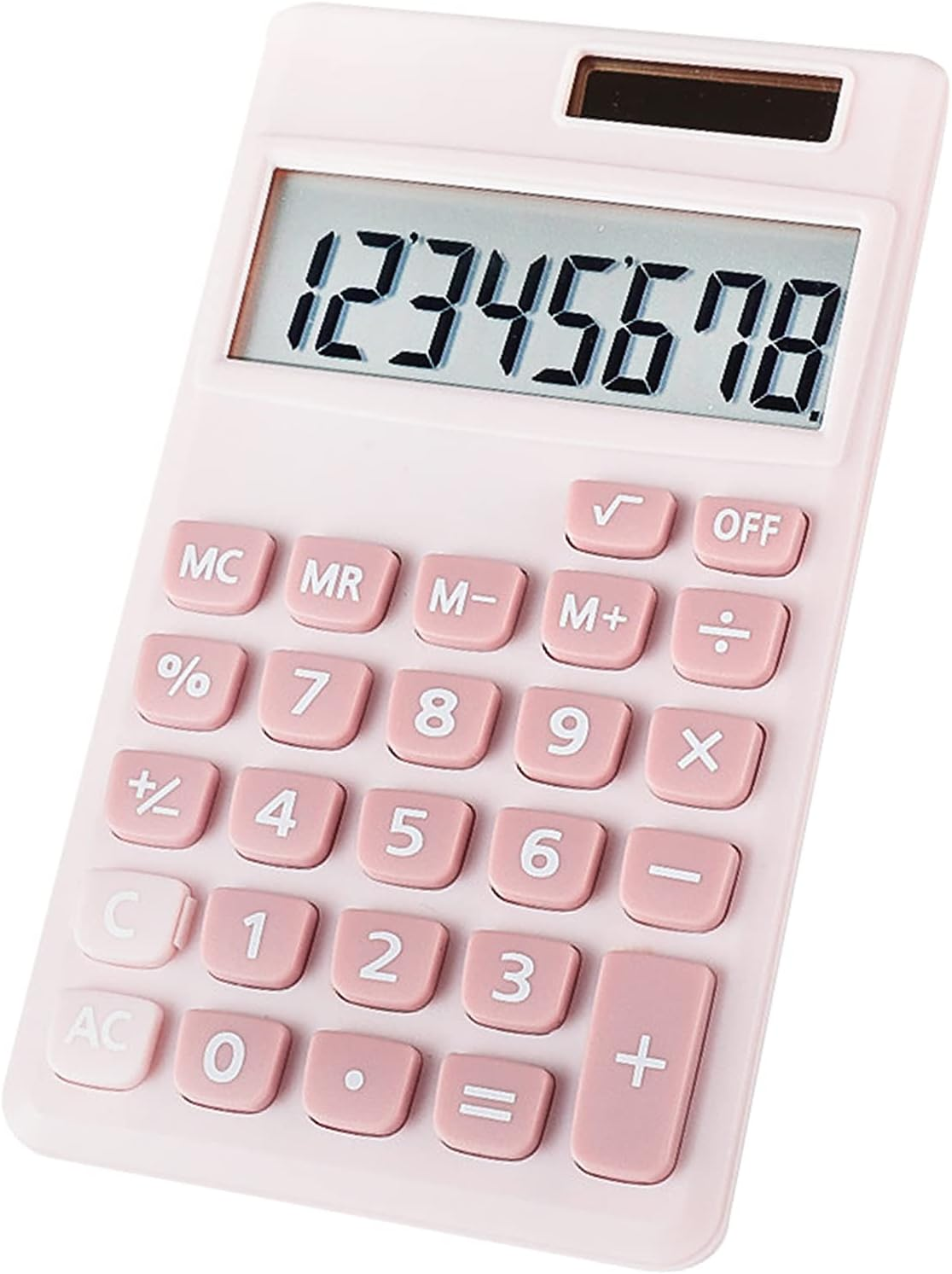 Seaciyan Basic Calculator, Desktop Cute Pocket Size Mini Calculators for School, Office, Home (Purple)