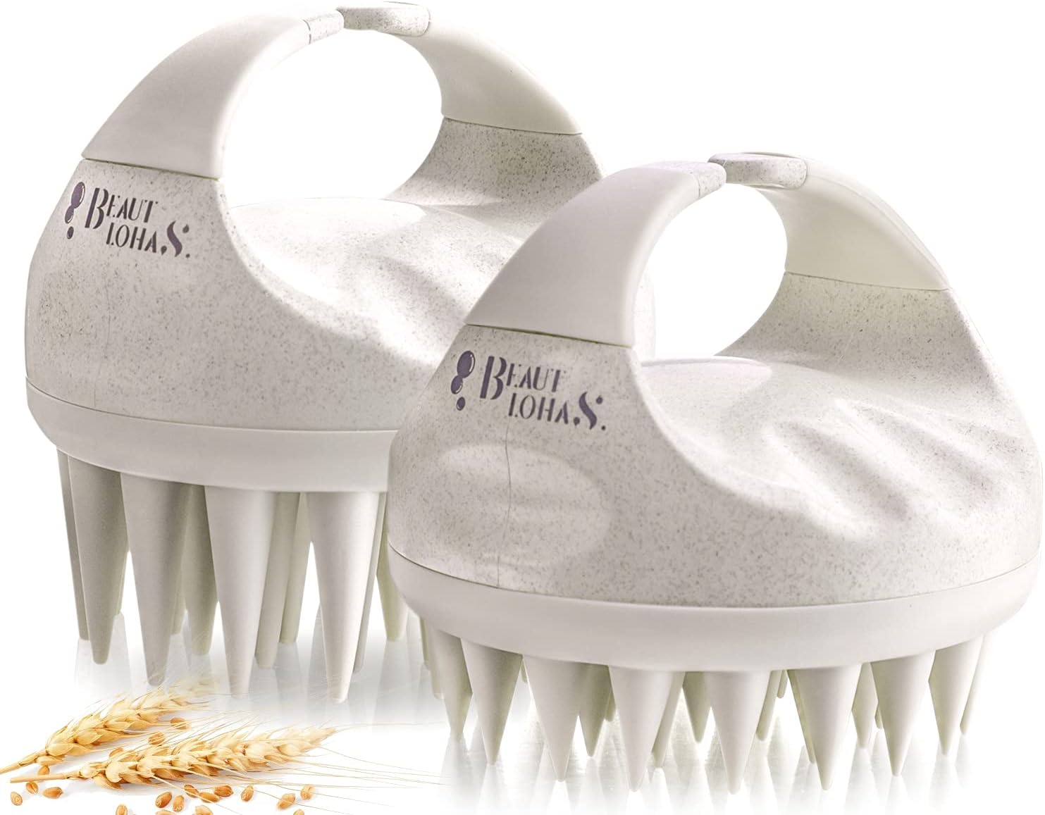 Scalp Massager Shampoo Brush, Waterproof Shower Scalp Scrubber with Soft Silicone Bristles, Scalp Brush for Hair Growth & Dandruff Treatment, Hair Massager for All Hair Types of Men Women Kids (Black)