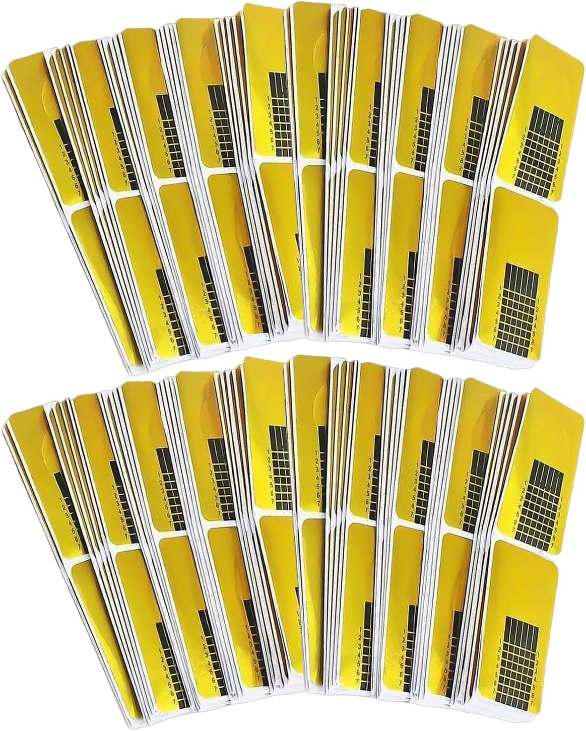 200 Pieces Nail Art Paper Tray, Nail Extension Shape, Tray Foil Paper, Nail Gel Support, Nail Art Production Materials image number 5