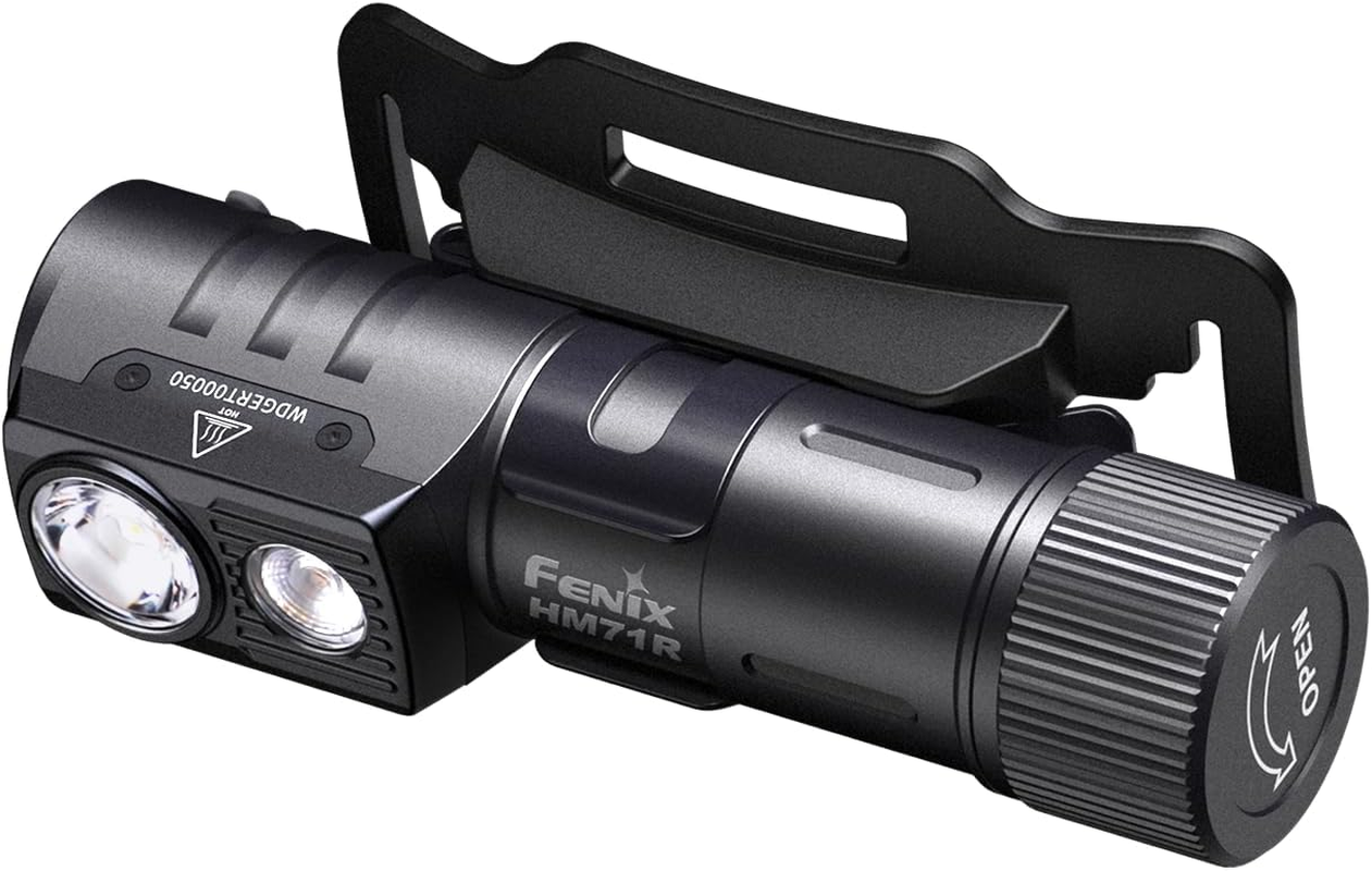Fenix HM71R Headlamp, 2700 Lumen Super Bright USB-C Rechargeable Spot Light Flood Light L-Shape 90 Degree Right Angle Flashlight Industrial Grade with Lumentac Organizer image number 3