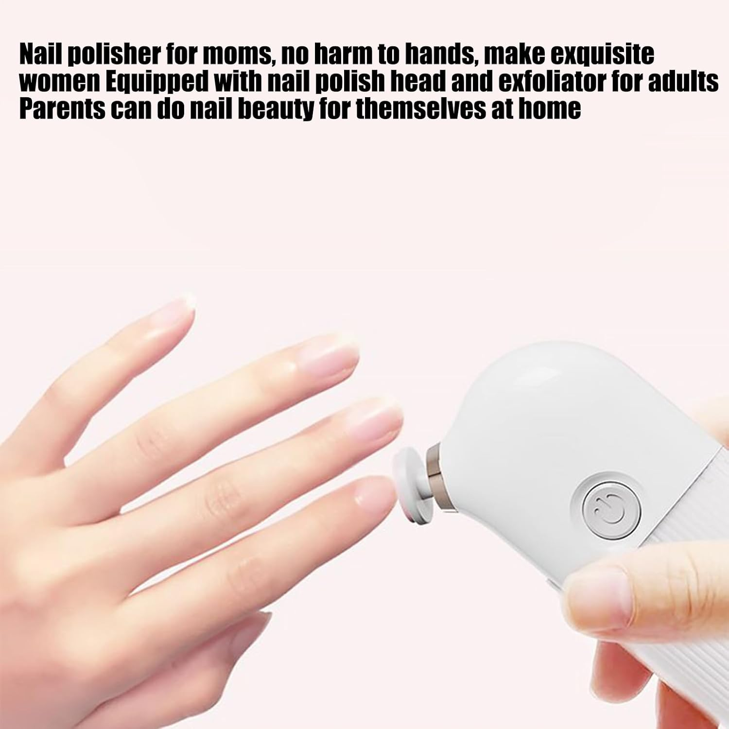 Electric Nail Grinder, Professional Nail File Grinder Electric, Multi-Functional Filer Polisher for Adults Teen Family Friends Fingernail Polishing - Gray image number 6