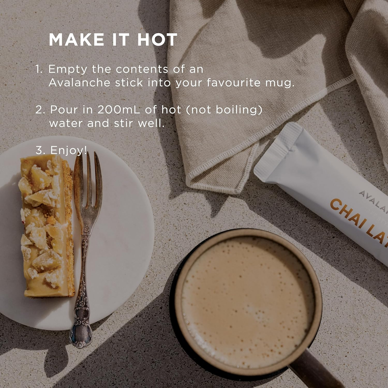 Avalanche Cappuccino Cafe Style 60 Coffee Sticks (Pack of 6)