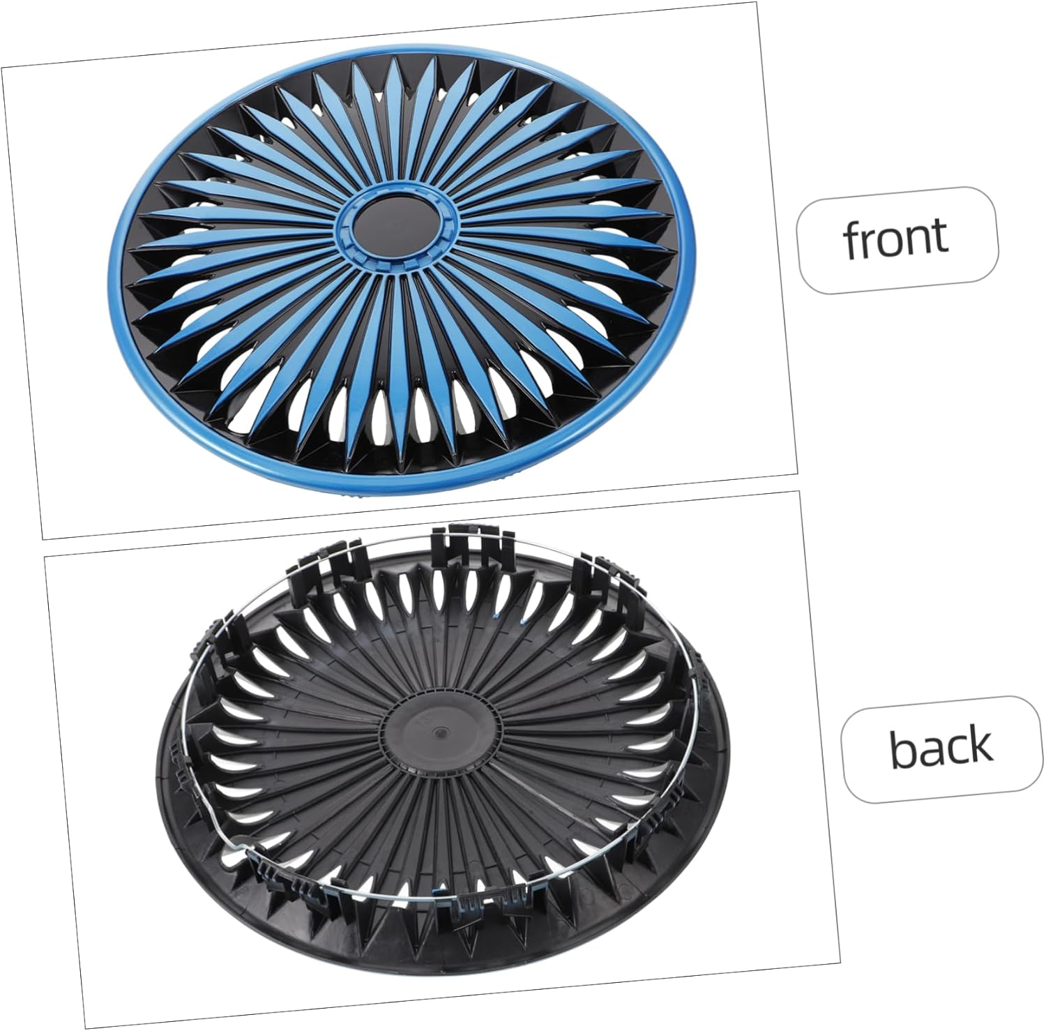 MOLUCKFU Car Hub Cap Automotive Wheel Hub Cover Steel Wheel Center Cap for Vehicles for Cars