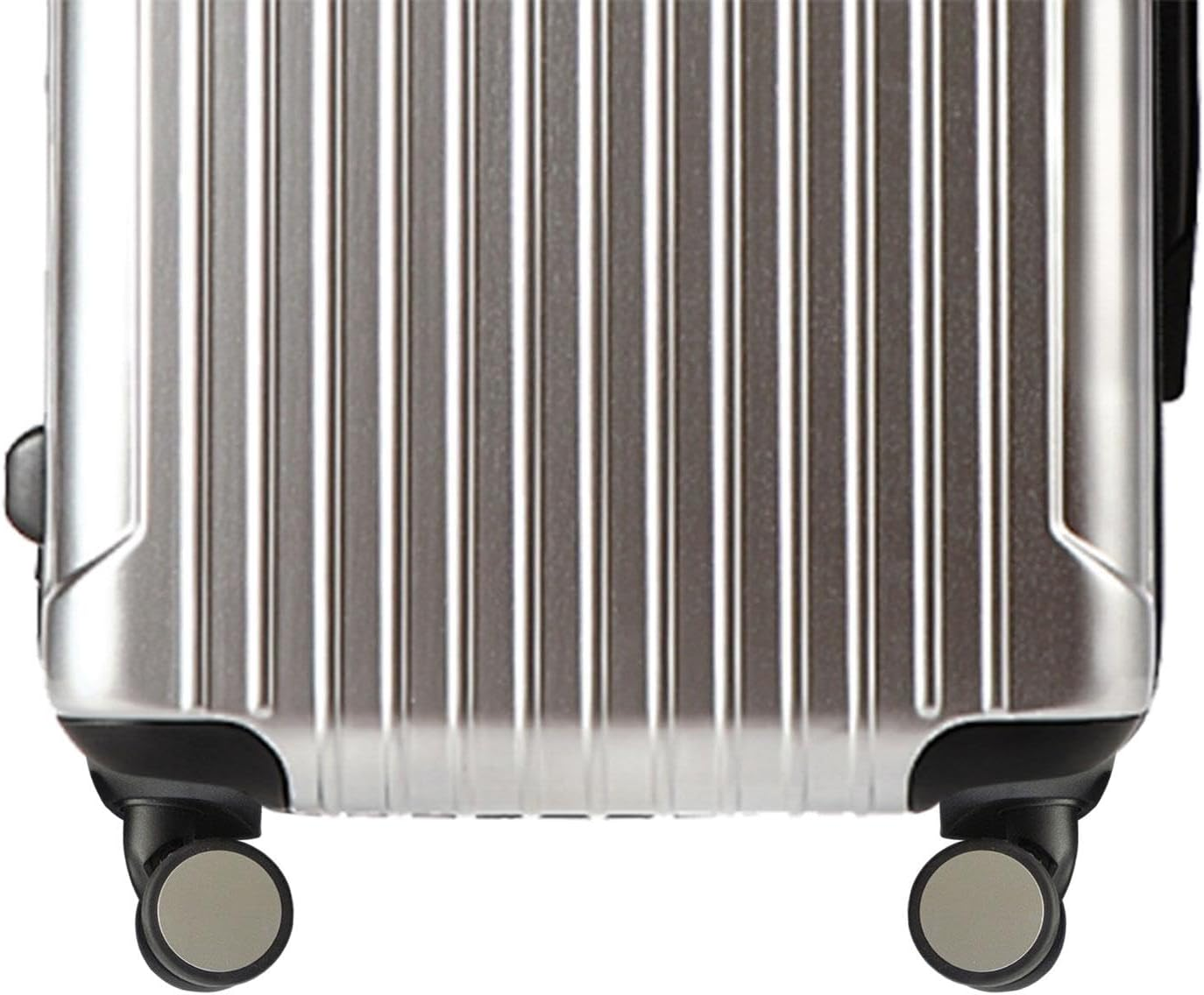 "Abbraccia" 2 Pieces Luggage Wheels Suitcase Casters DIY Accessory Durable Versatile Silent Rolling Black Double Row Wheels 360 Swivel image number 1