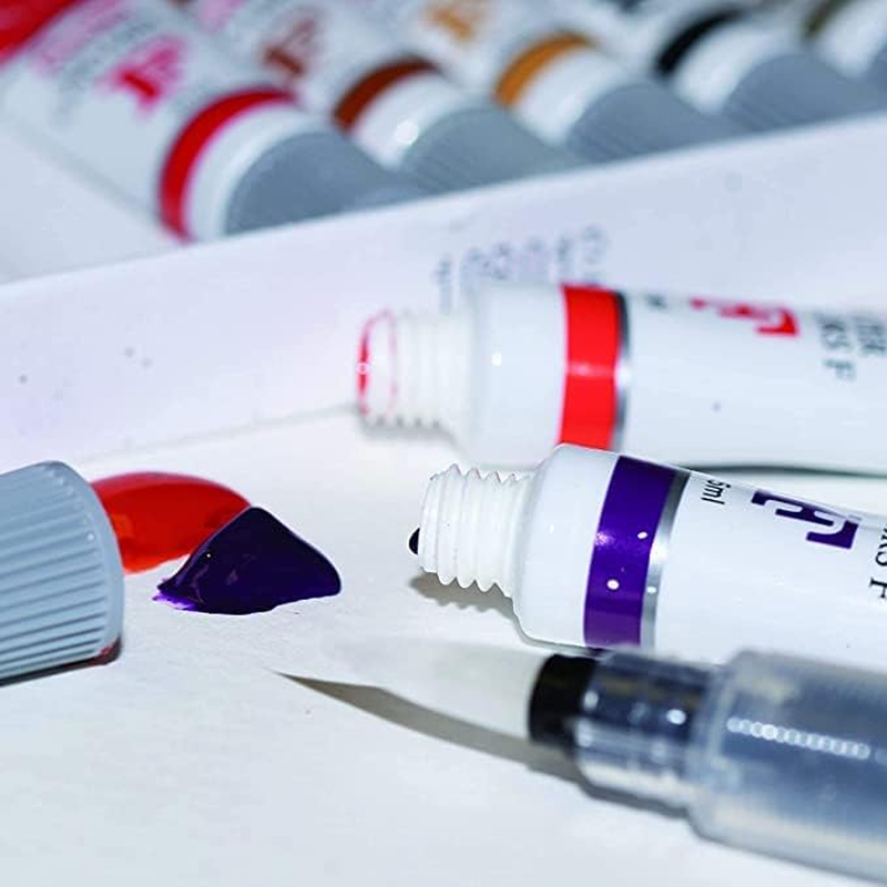 Pentel Arts Water Colour Paints 12 Assorted Colours with a Bonus Medium Aquash Water Brush (OYWFRS-12) image number 6