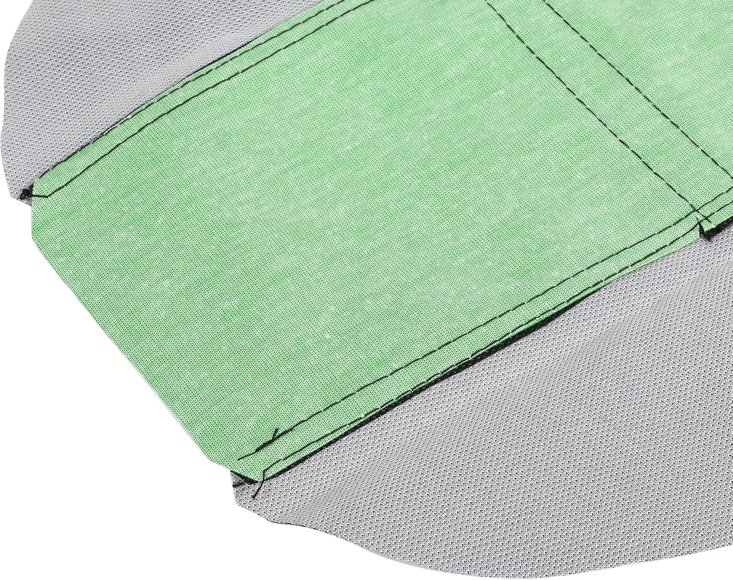 X AUTOHAUX Universal Motorcycle Pit Dirt Bike Faux Leather Soft Seat Cover anti Slip Seat Cushion Green Black