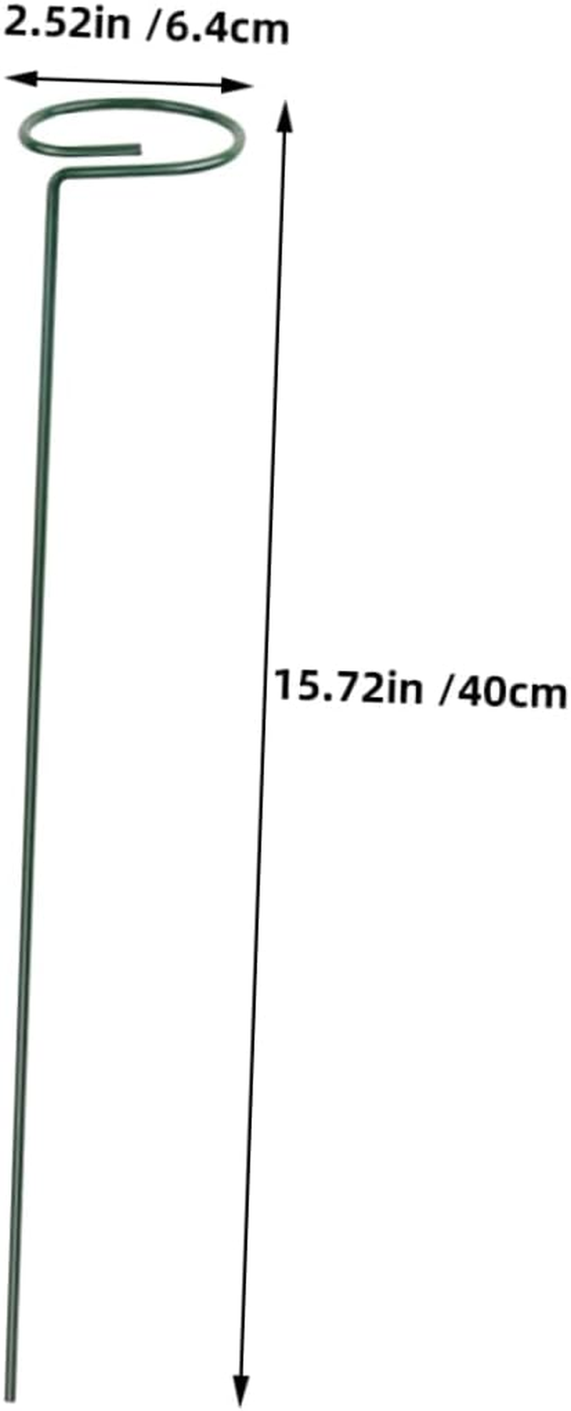 CAXUSD 12Pcs Plant Climbing Support Frame Garden Stakes for Gardening Climbing Plant Trellis Netting Stainless Steel Supports image number 1