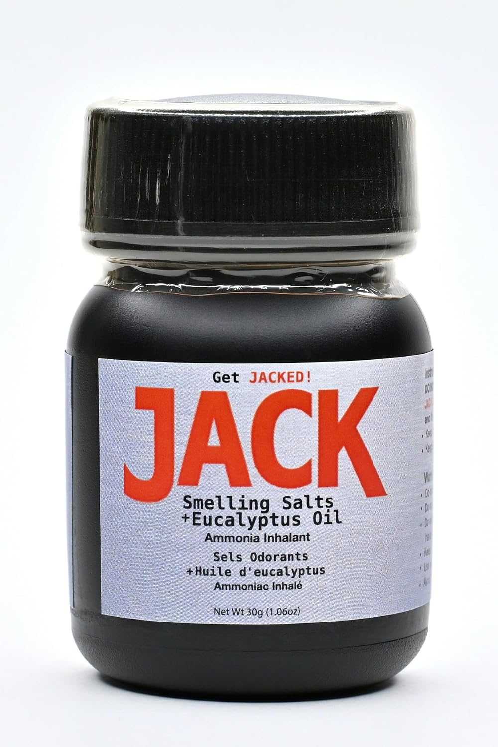 JACK Smelling Salts for Athletes + Eucalyptus Oil - Ripper Ammonia Smelling Salts, Boosted by Eucalyptus Aussie Style, for Badass Athletic Performance and Focus image number 5