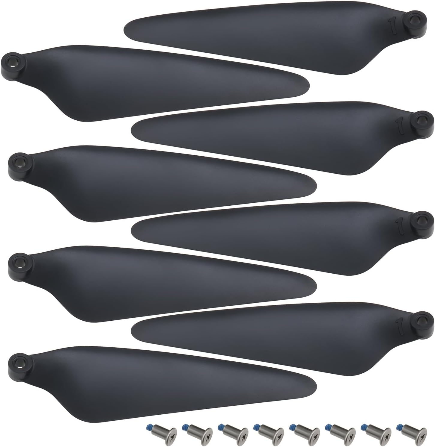 YINETTECH 8Pcs Drone Protection Propeller Low Noise Drone Propeller Drone Spare Parts Crash Pack Accessories Kits Compatible with HS360S