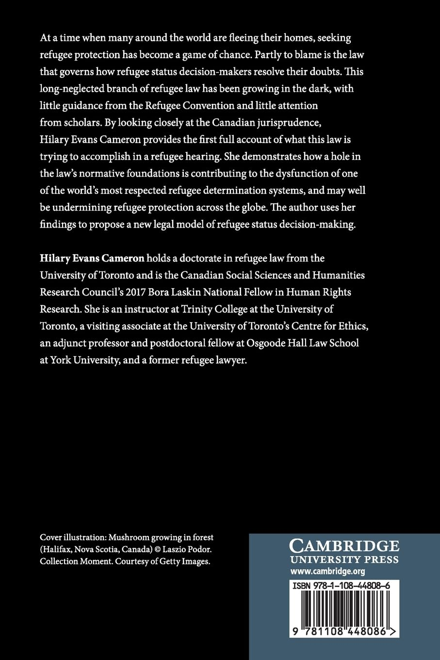 Cambridge Refugee Law'S Fact-Finding Crisis : Truth, Risk and the Wrong Mistake Book - Paperback - 08 August 2019 image number 1