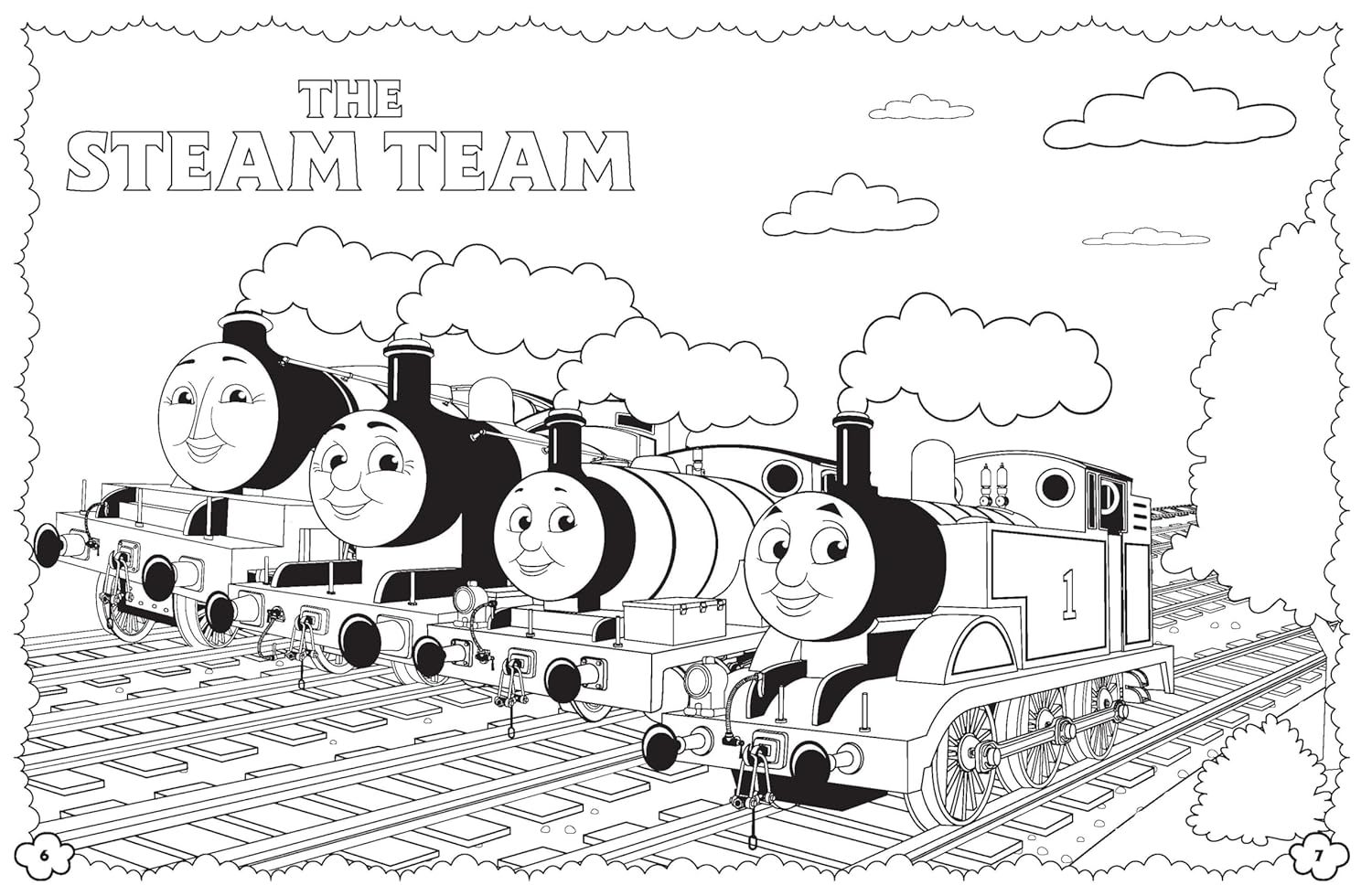 Thomas & Friends: Colouring Book image number 6
