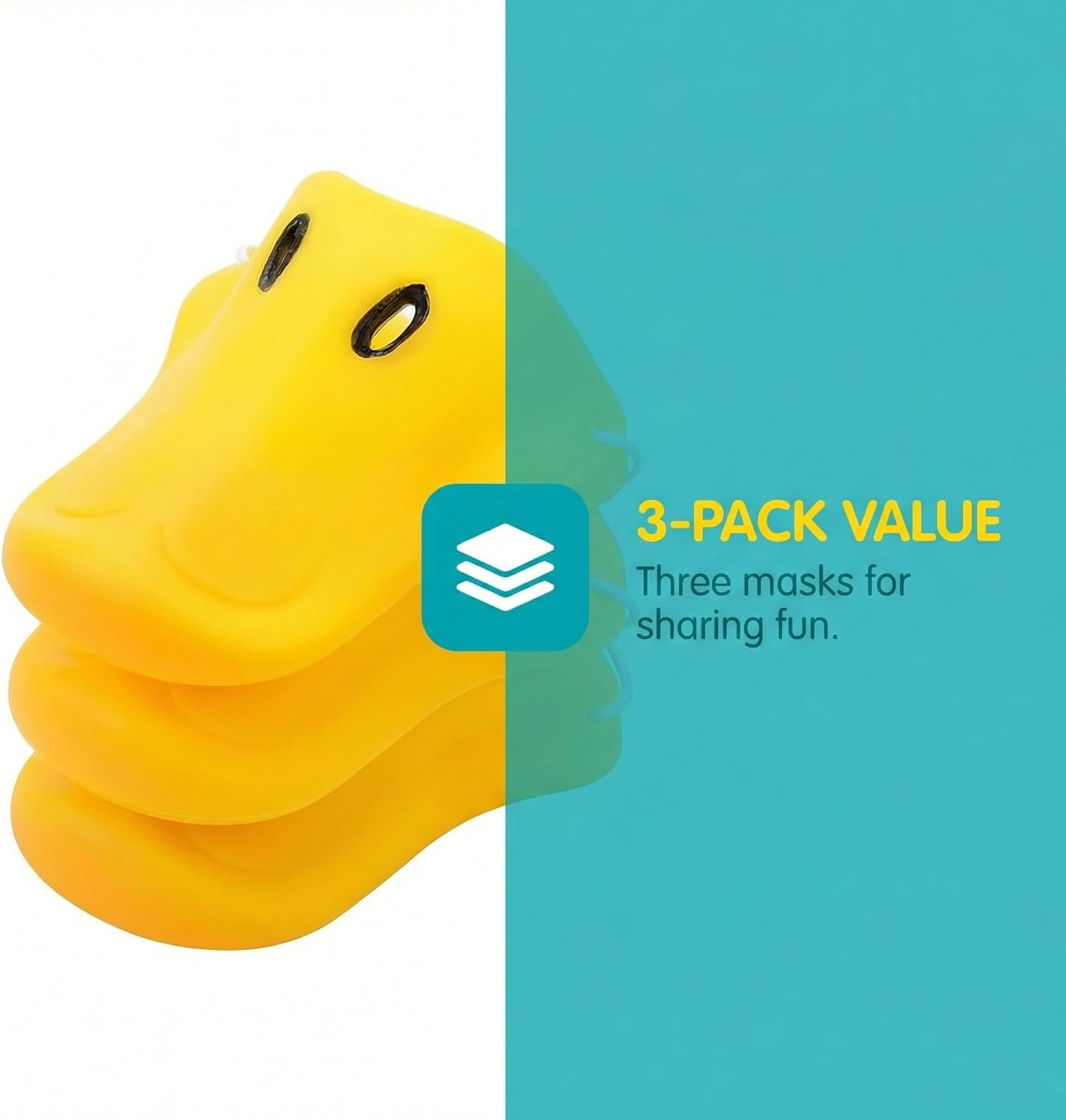 Jarbins 3 Pieces Duck Bill Masks Beak Nose Animal Masks Costume Accessory Funny Duck Masks Cosplay Props Novelty Item Party Favors image number 6