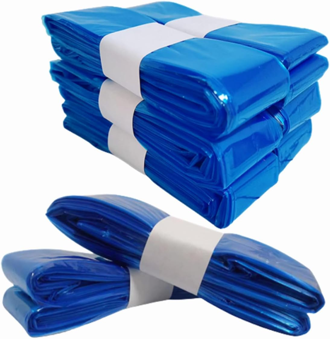 Nappy Bin Refill Bags Newborn Baby Diaper Bin Liner Pails Easy to Use Fast Bag Change Compatible with Genie/Minchkin/Angelcare/Tommee Tippee Twist(4.5M*8Pack/Blue) image number 3