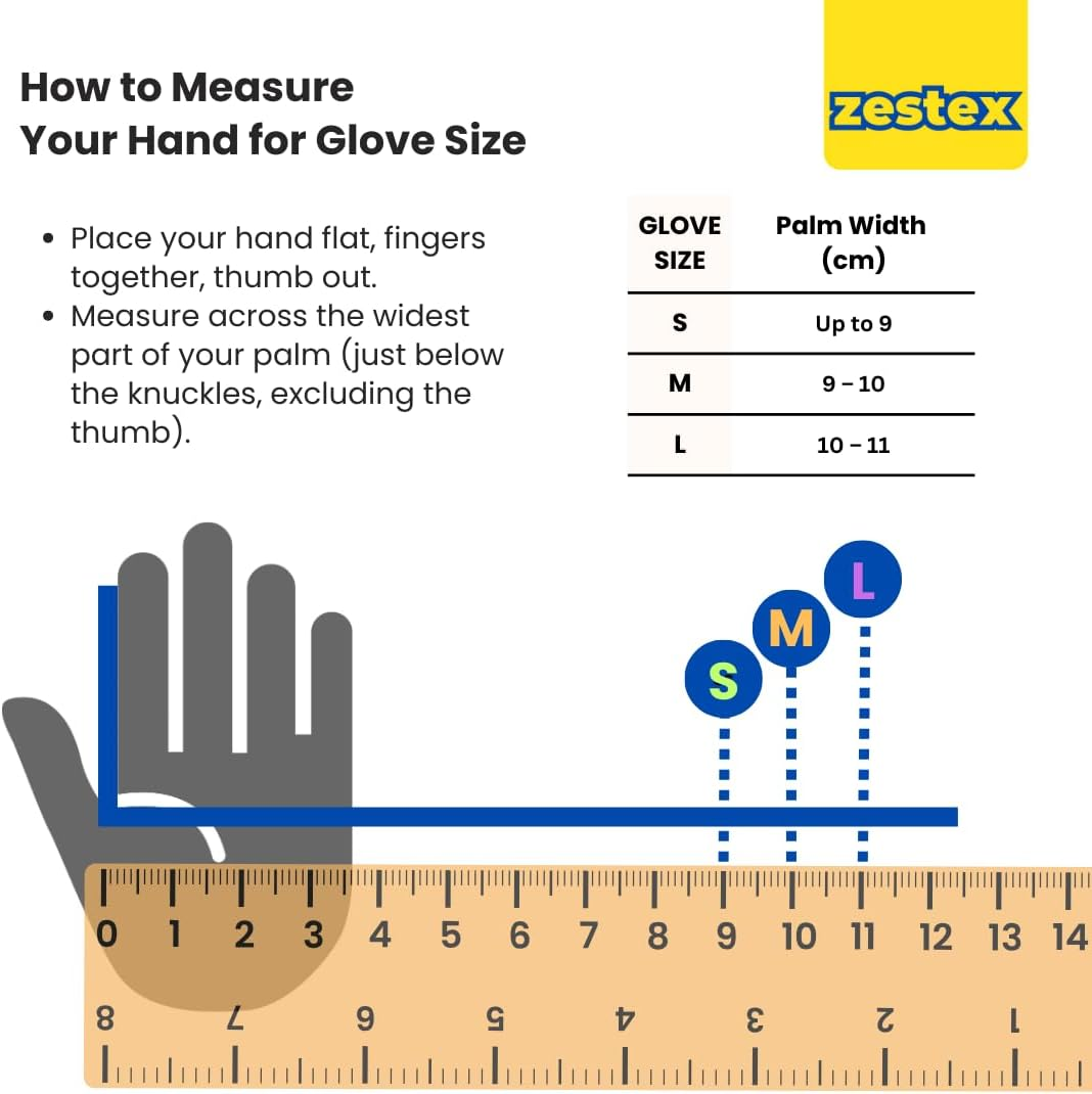 Nitrile Heavy Duty, Latex-Free & Powder-Free, Non-Sterile Food Safe Extra Strong Disposable Glove, Black, Medium, Case/100 image number 5