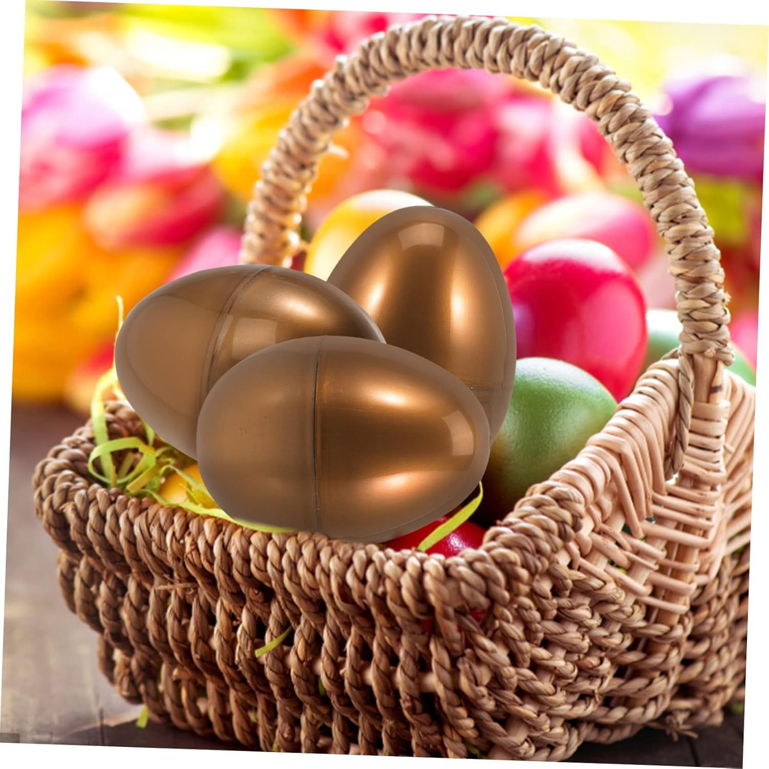 JOINPAYA 10Pcs Easter Eggs Fillable Egg Easter Egg Shell Eggs Decorations Easter Egg Shaped Fillable Easter Egg Candy Boxes Clear Ornaments Bulk Toys Wrapping Plastic image number 4