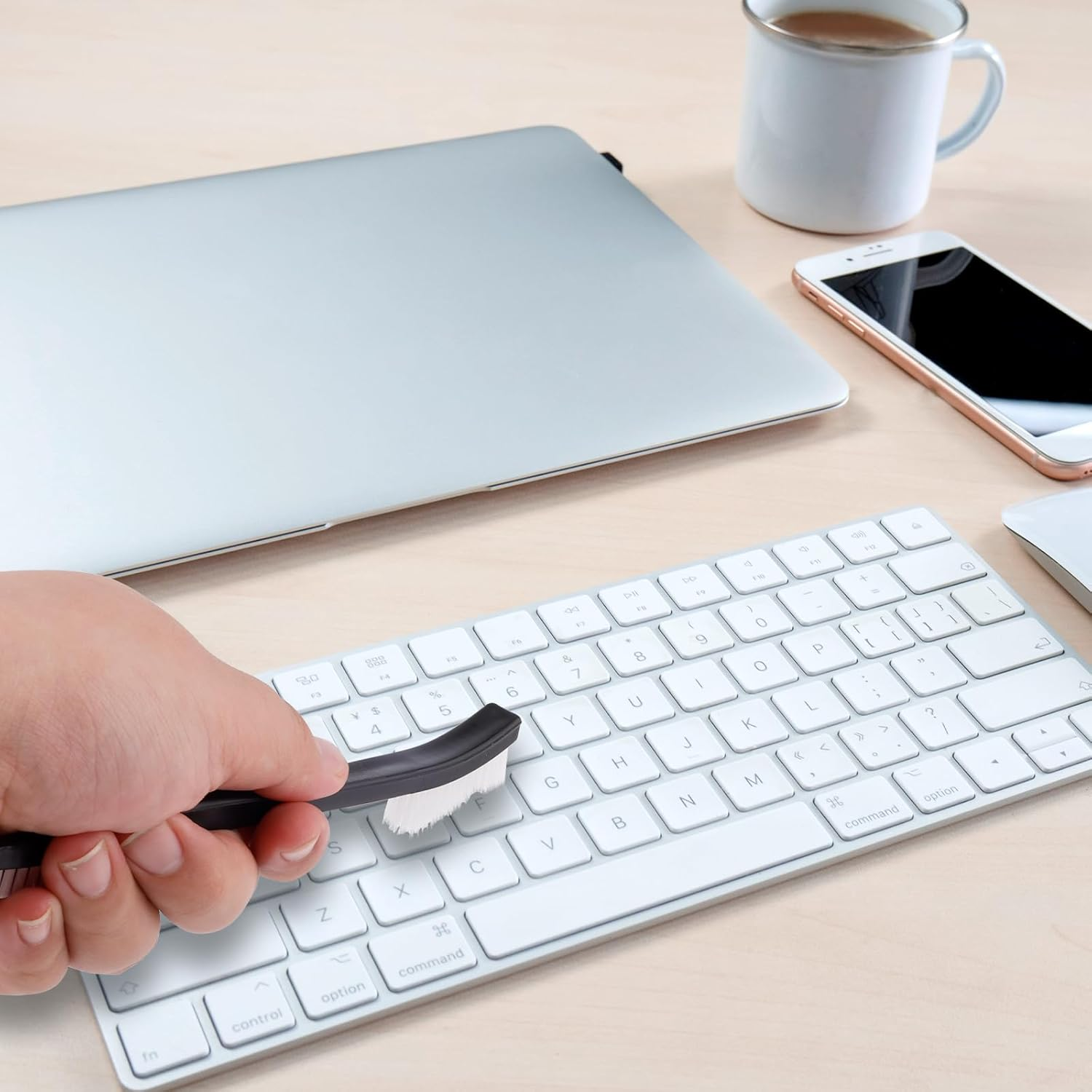 4Pcs Double Ended Nylon Cleaning Brushes, Multifunctional Small Cleaning Brush Durable Nylon Brushes for Cleaning Crevice Detailing Brushes for Jewelry Bicycle Car Shower Head