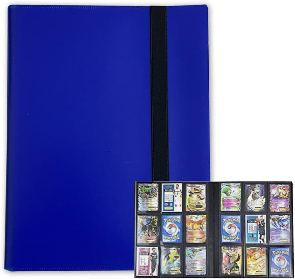 Vivva 9 Pocket Card Binder, Premium Trading Card Binder, 360/540 Double Sided Pocket PU Collection Binder, Collector Album, Card Folder for MTG, TCG, Sports Cards (360 Pockets(White))