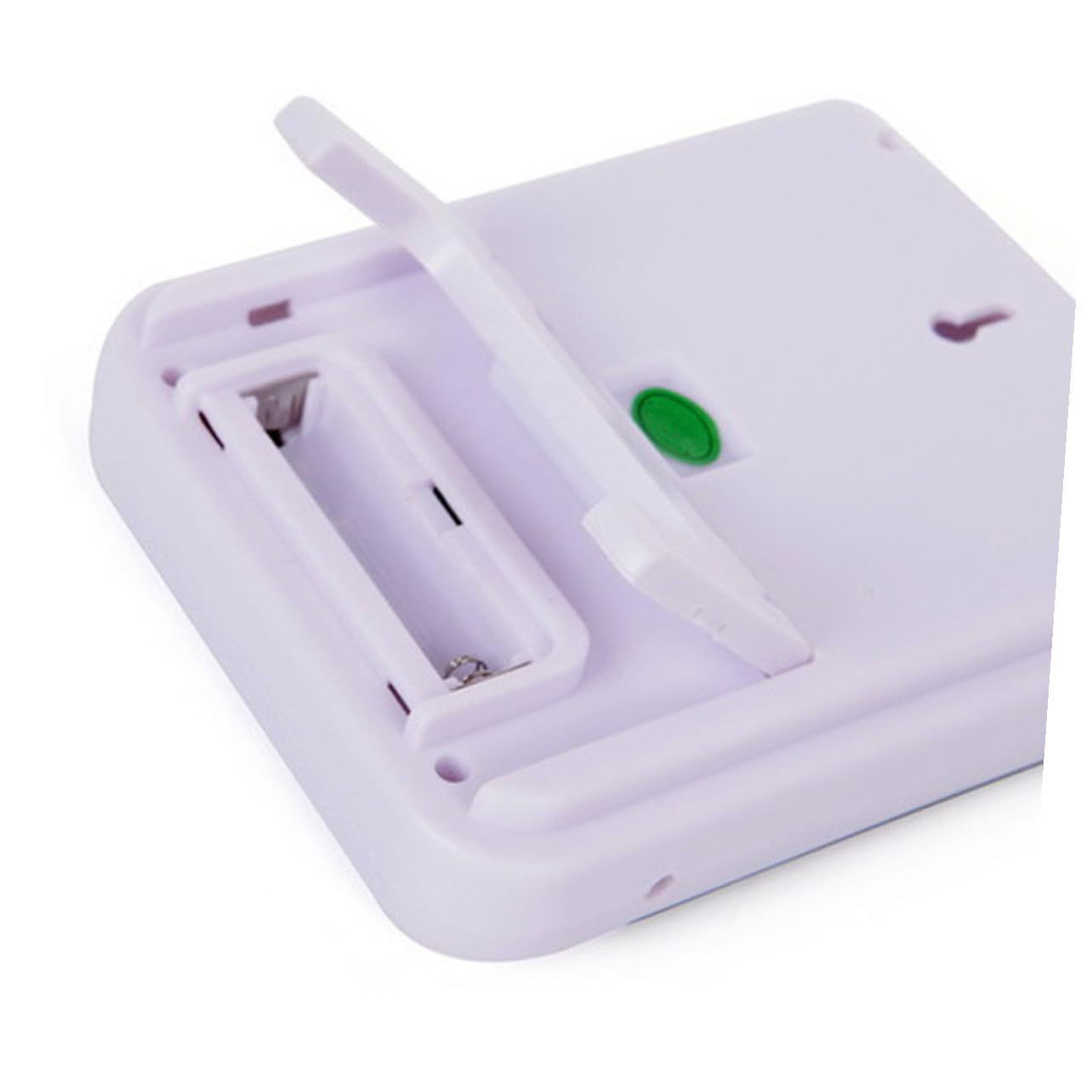 Outanaya Digital Indoor Humidity and Temperature Large LCD Display Hygrometer Thermometer C with Max Memory Easy Operation Portable Moisture Gauge without Battery White