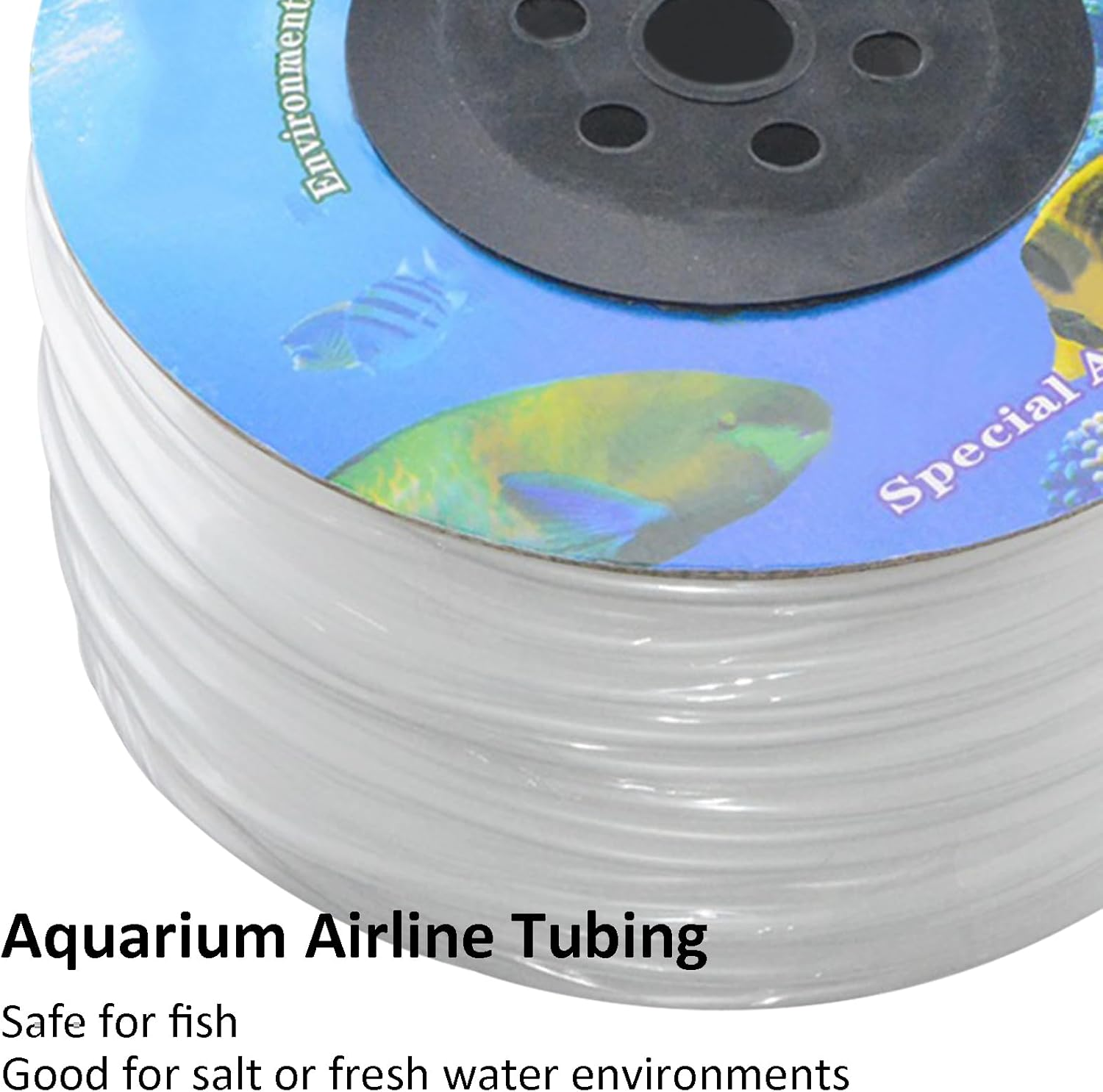 Acbbmns 100M Aquarium Airline Tubing, 4Mm ID 6Mm OD, Flexible Air Pump Hose for Fish Tank, Kink-Resistant PVC Hose image number 2