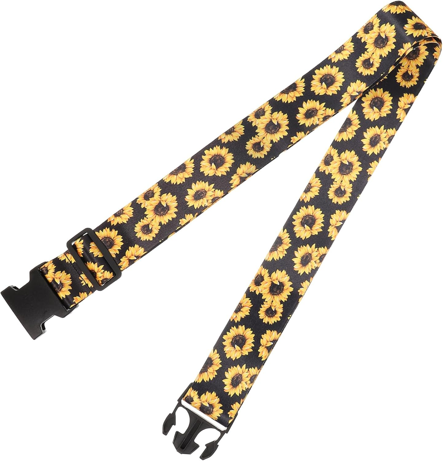 BESTYASH 5Pcs Luggage Belt Buckle Strap Adjustable Suitcase Belt for Travel Bag Cargo Tie down Strap Lashing