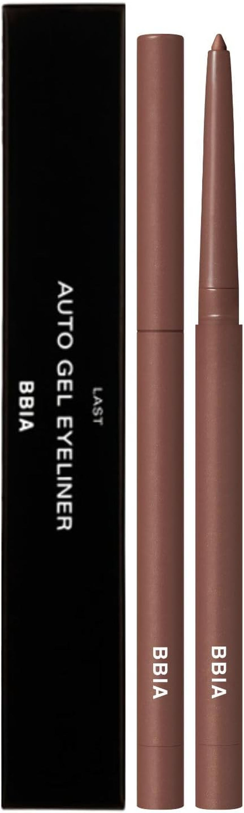BBIA Last Auto Gel Eyeliner 17 Color &ndash; Multi-Use Longwear & Waterproof Mechanical Eye Liner Easy Drawing with Smooth Texture Smudge-Resistant Shadow & Glitter Vegan Korea Eye Makeup (04 MELLOW BROWN)