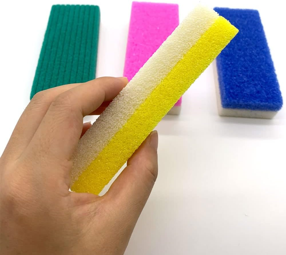 4 Pcs Foot Pumice Exfoliating Scrubber for Hard Skin Exfoliation Dead Skin Scrub Pedicure