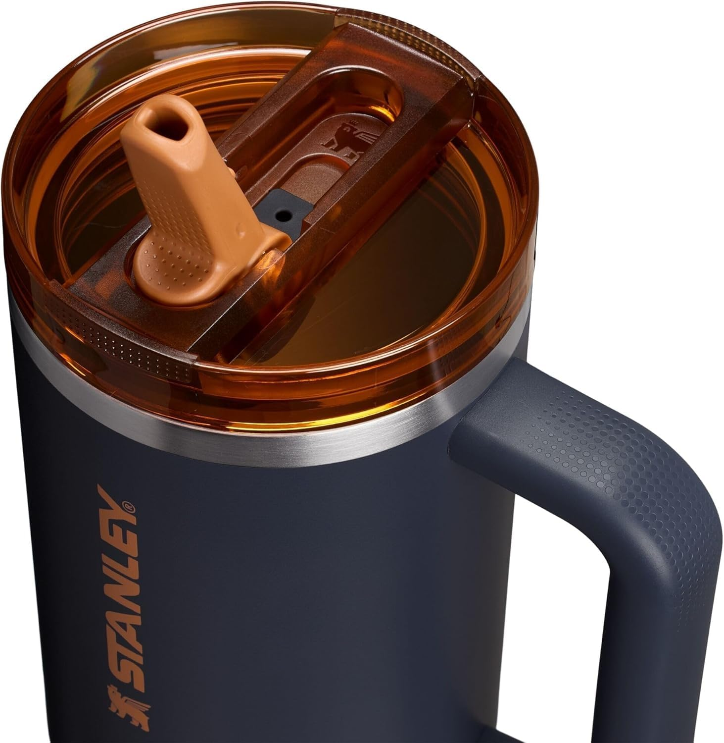 Stanley Quencher Protour Flip Straw Tumbler with Leakproof Lid 40 Oz | Built-In Straw and Handle | Cup Holder Compatible for Travel | Insulated Stainless Steel Cup | Bpa-Free | Twilight image number 5