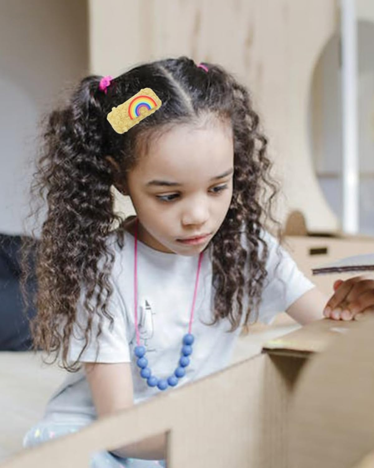 MYGLOAR 16 Pieces Baby Hair Clips Set for Girls, Baby Hair Clips, Cute Bows, Elastic Headbands, Hair Accessories, Ponytails, Hair Clips Set for Teens and Toddlers image number 1