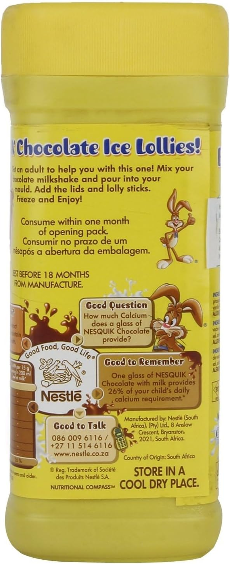 Nestle Nesquik Milk Chocolate Drink 250 G (Pack of 12) image number 1