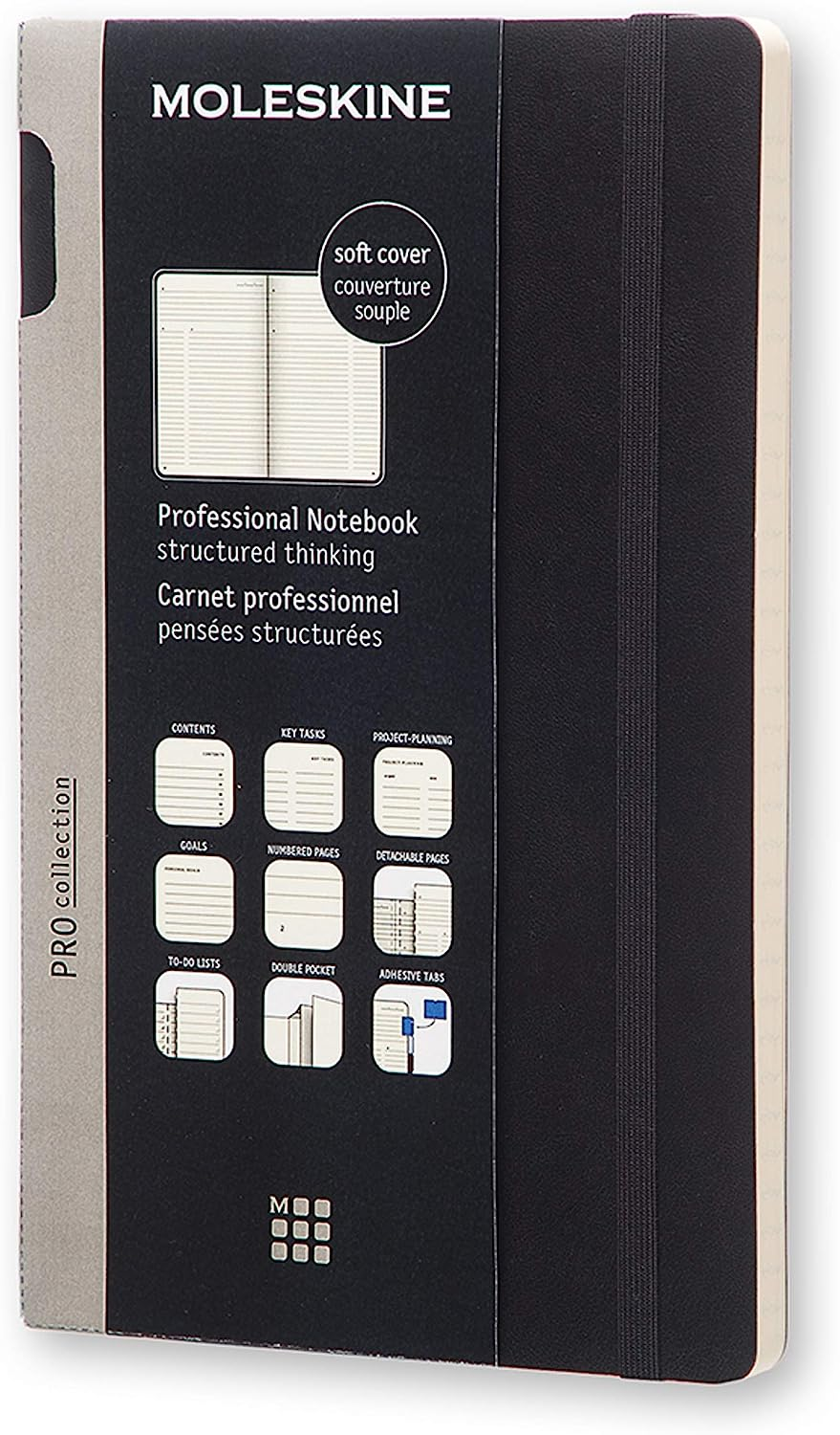 Moleskine Professionelles Notizbuch XL, Soft Cover, Waldgr&uuml;n