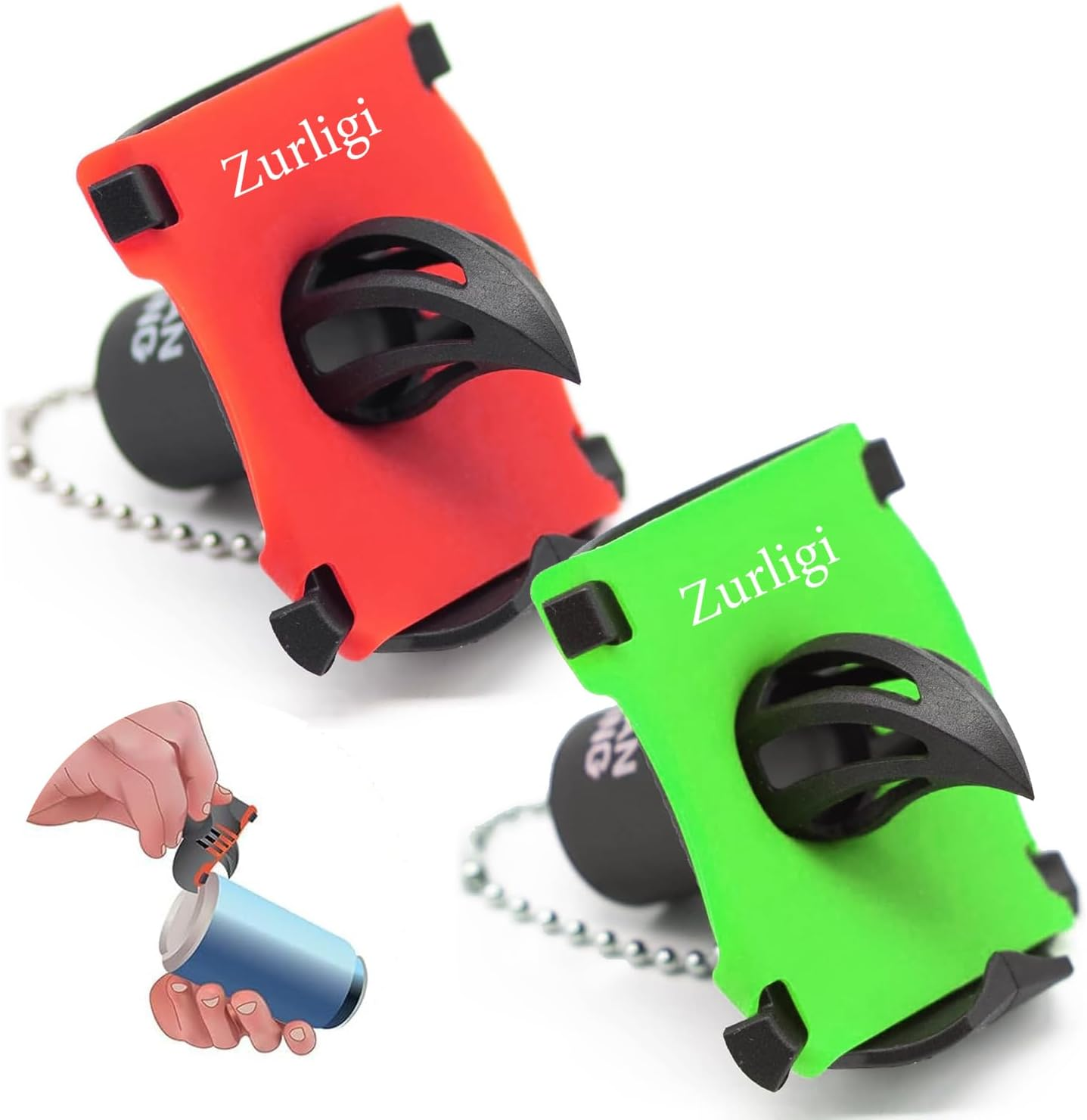 Zurligi Kraken Shotgun Tool, Innovative Multi-Function Krak in Shotgun Bottle Opener with Keychain, Shotgun Tool for Golf Course, Beach, Grad Party, Bachelorette Party, College House Party