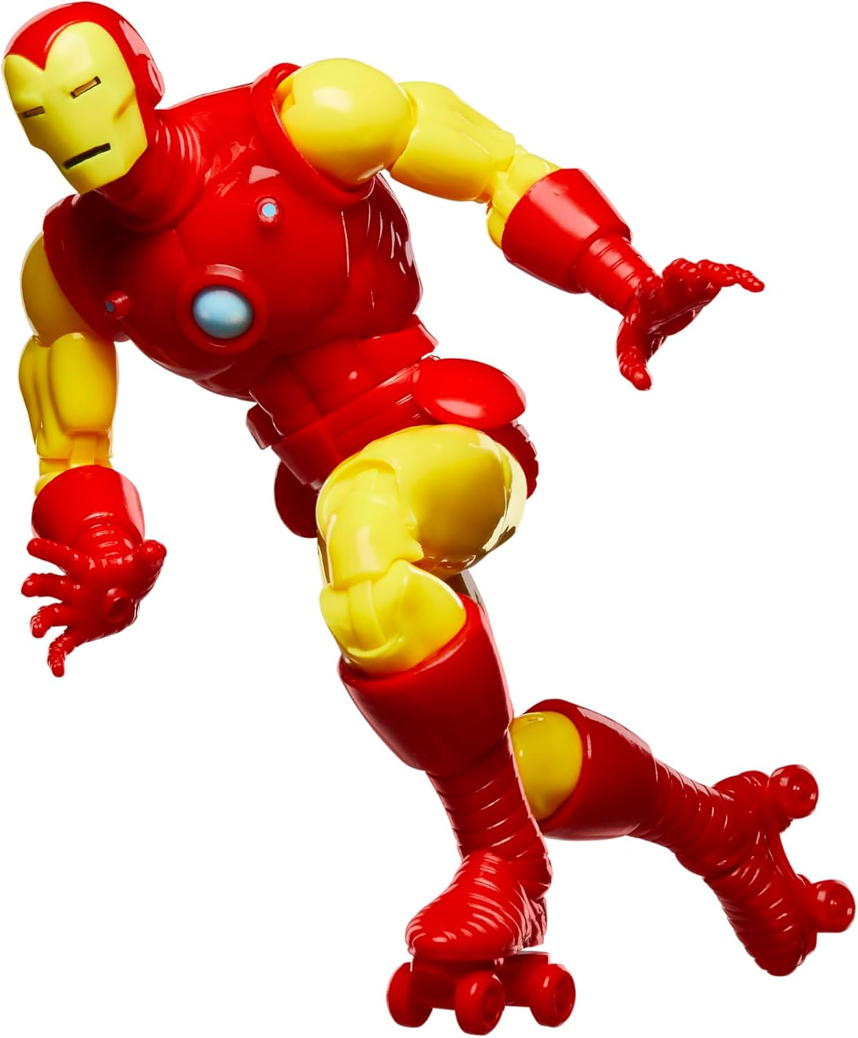 Marvel Legends Series Iron Man, Avengers Retro Marvel Comics Secret Wars Collectible 6 Inch Action Figure with Shield image number 6