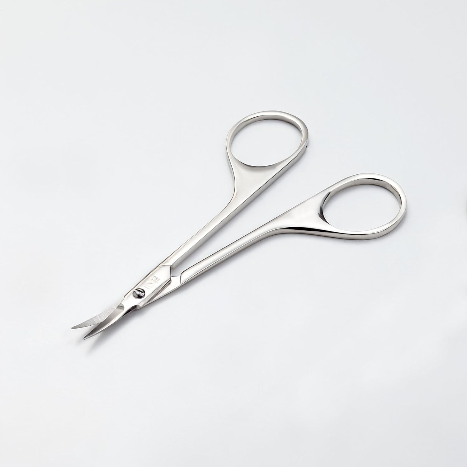 Green Bell G-2105 Artisan Technique Stainless Steel Eyebrow Scissors Curved Blade 1 Piece image number 1