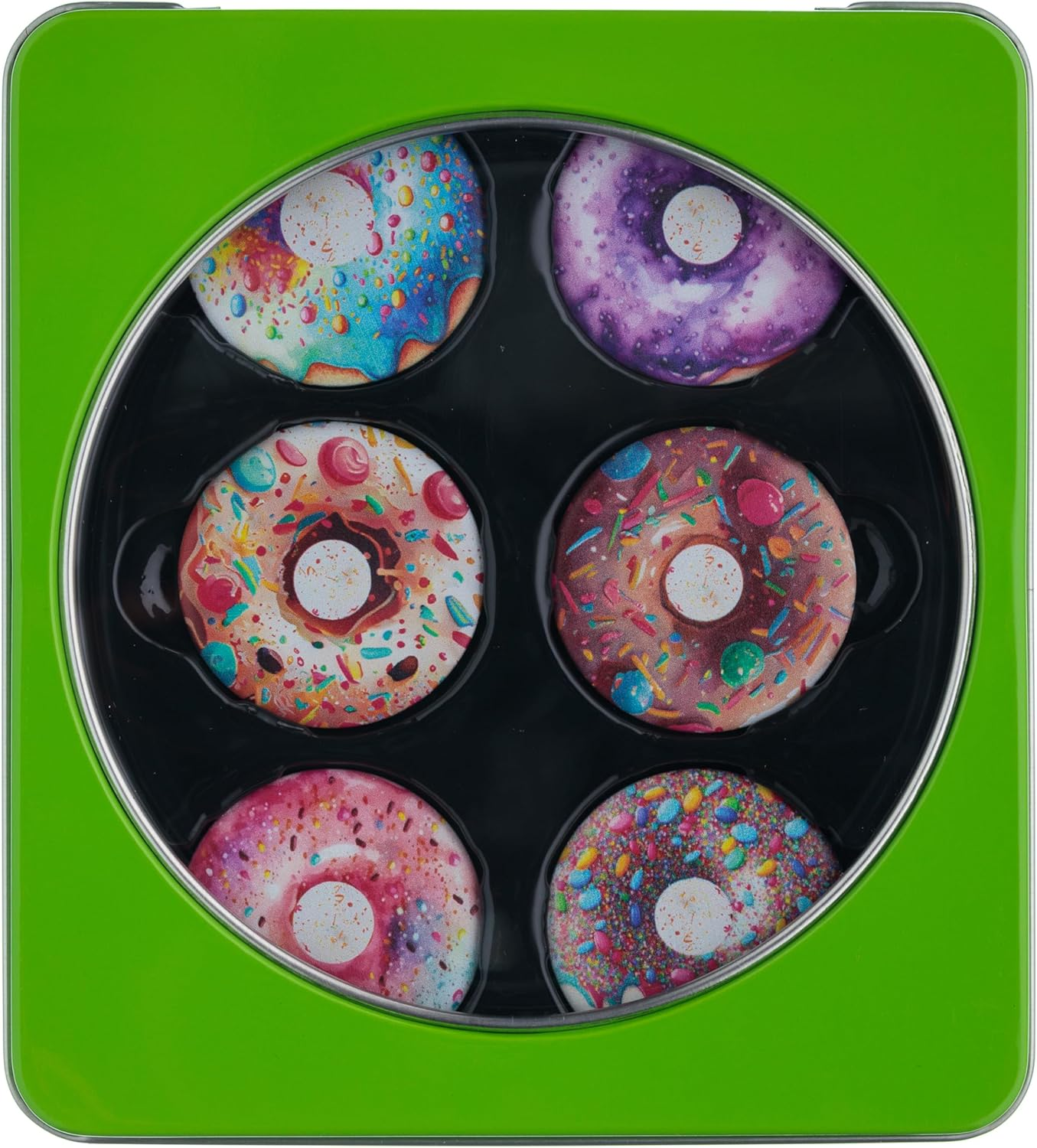 The Quilted Bear Pattern Weights Set of 6X40Mm - Scratch Resistant Paper Weights/Pattern Weights for Sewing, Dressmaking or Cutting Fabric (TQB - Donuts) image number 4