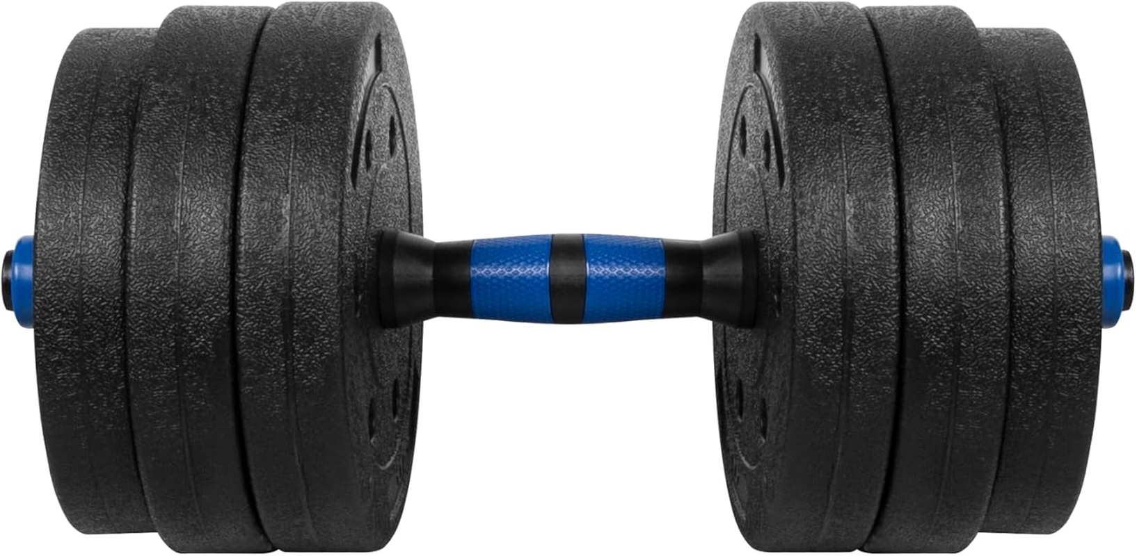 Rebel Active RBA-2300 Bitumen Dumbbell Set with Connecting Bar 2 X 10 Kg image number 2