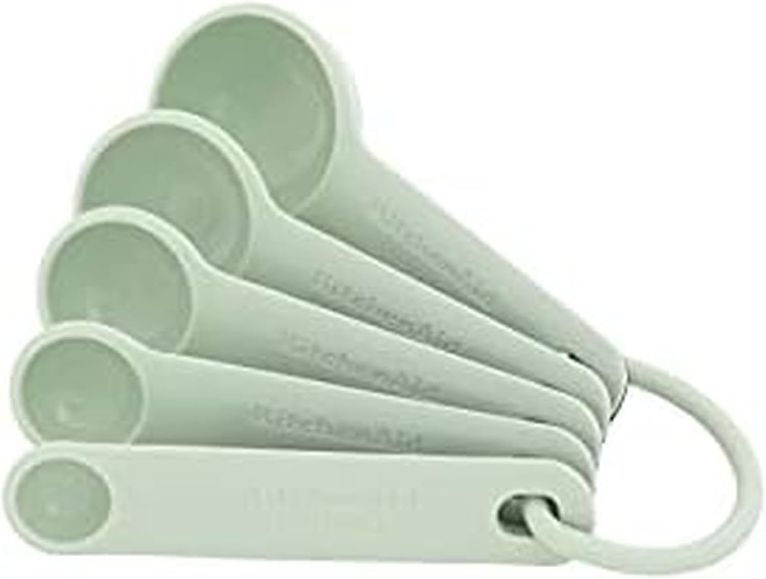 Kitchenaid Universal Measuring Spoon Set, 5-Piece, Pistachio image number 5