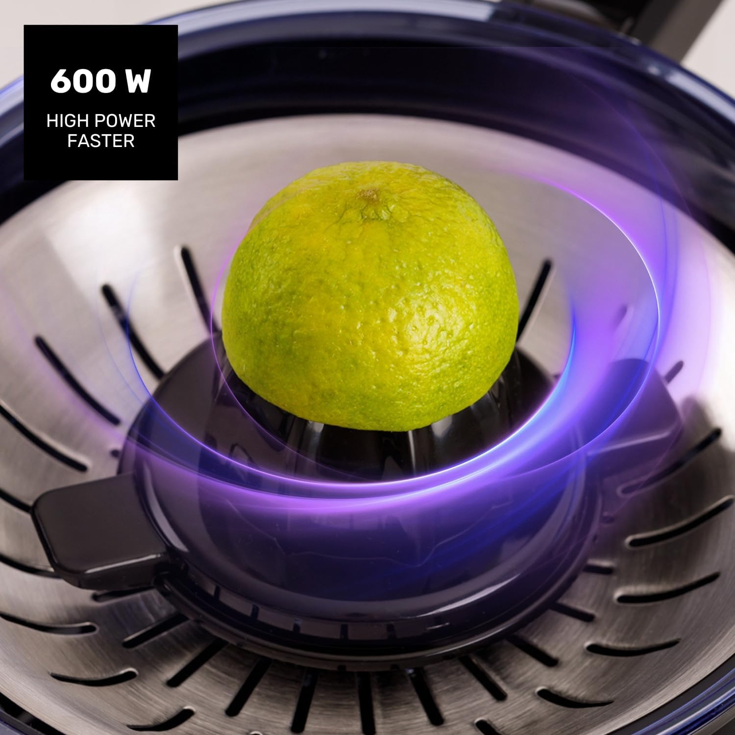 Taurus Amazing SQ601X Electric Lever Press 600W Professional AC Motor 0.65L Container 2 Cones for All Citrus Fruits image number 2