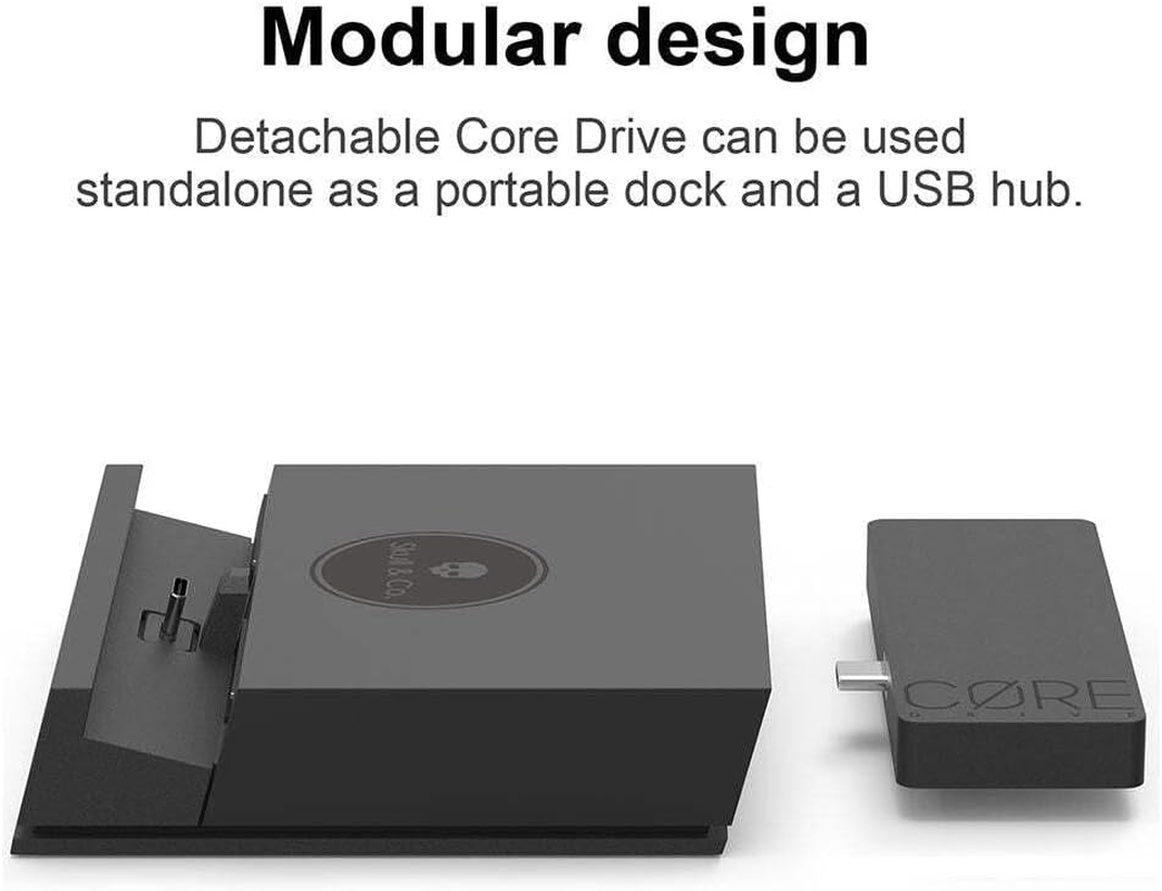 Skull & Co. Jumpgate Dock Pro for Nintendo Switch/Oled & Smart Devices (Black)(Nsjp-Bk1)