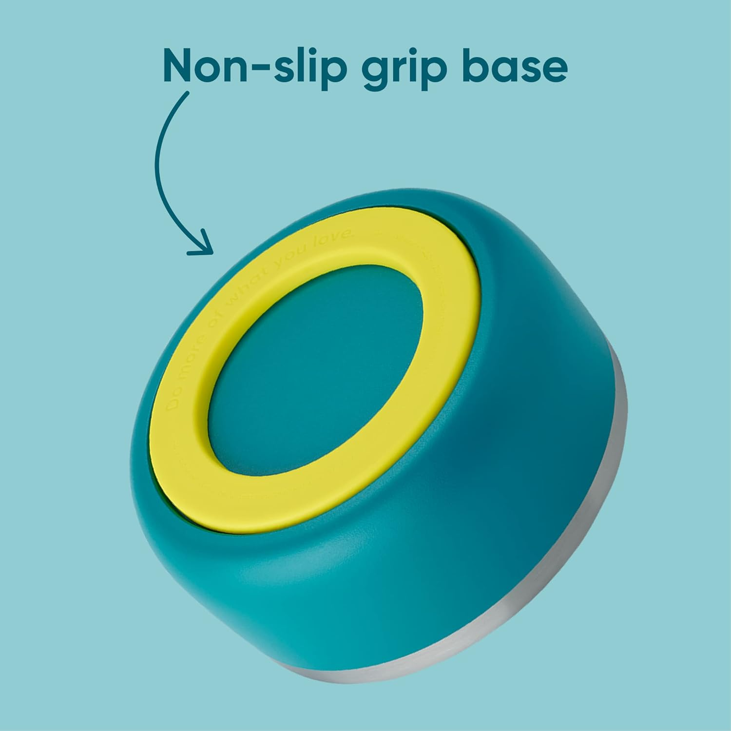 Owala Pet Bowl - Durable Stainless Steel, Food and Water Bowl for Dogs, Cats, and All Pets, Non-Slip Base, 24Oz, Teal (Turquoise & Caicos)