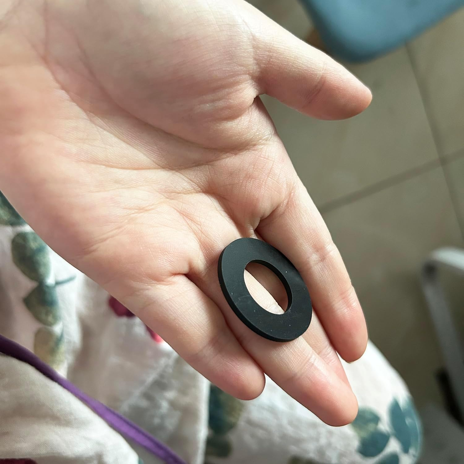 5 X Plug Seals Washers Fits Coleman Saluspa for Lay-Z-Spa, a and B/C Connector Seals Gaskets (Black) image number 4